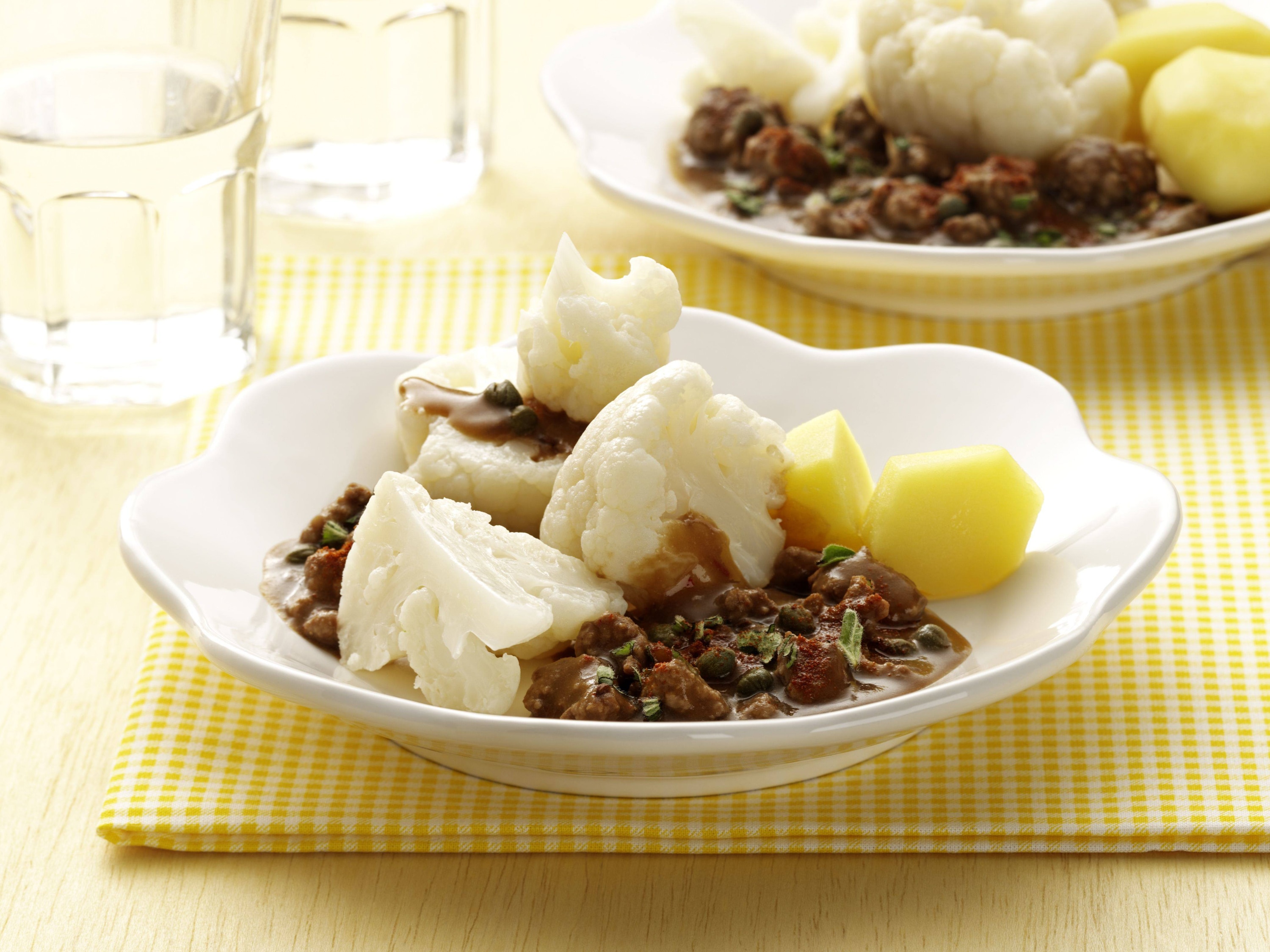 Mondamin - Blumenkohl mit Hackfleischsauce