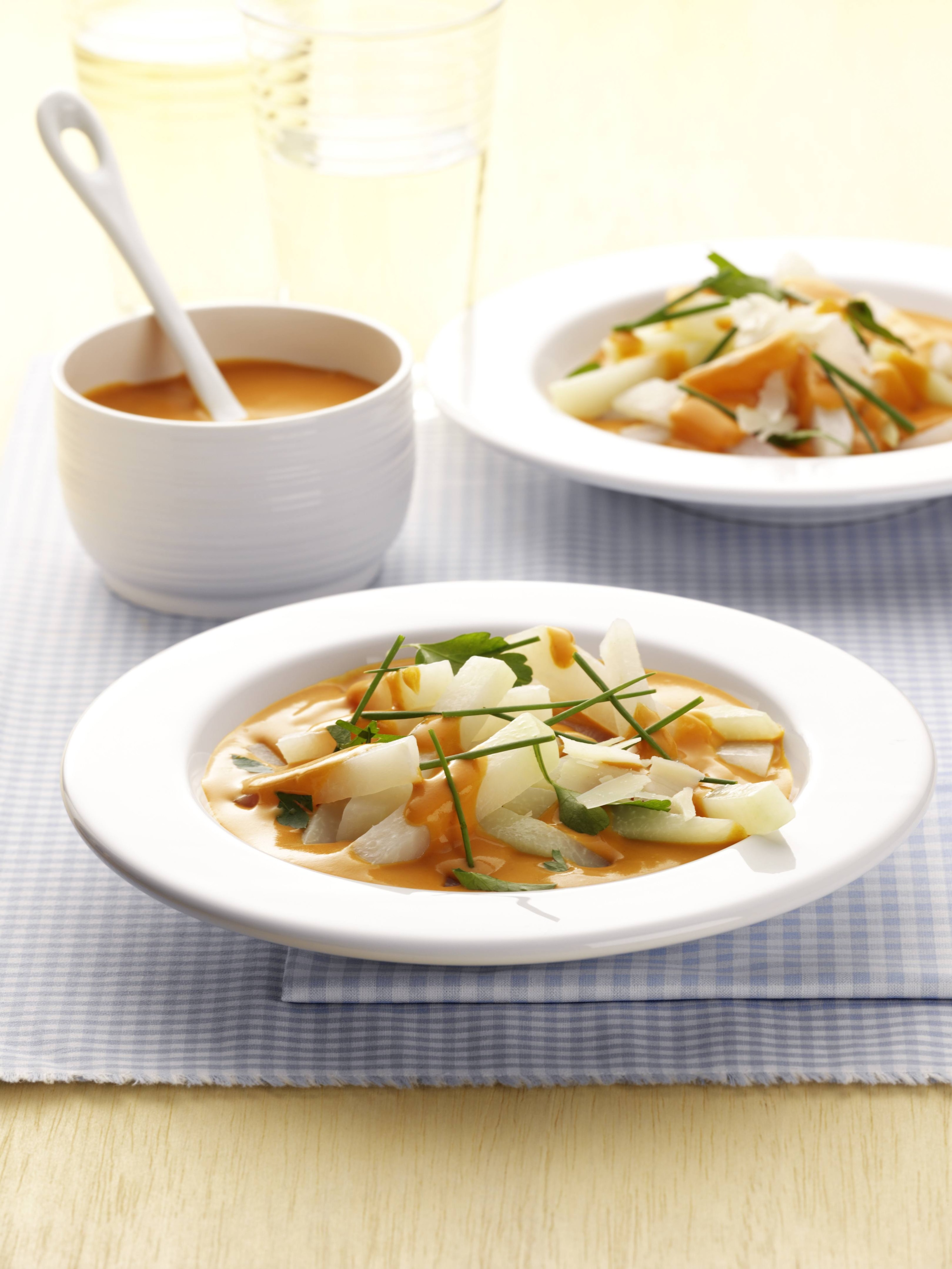 Mondamin - Kohlrabi-Penne in Tomatensauce