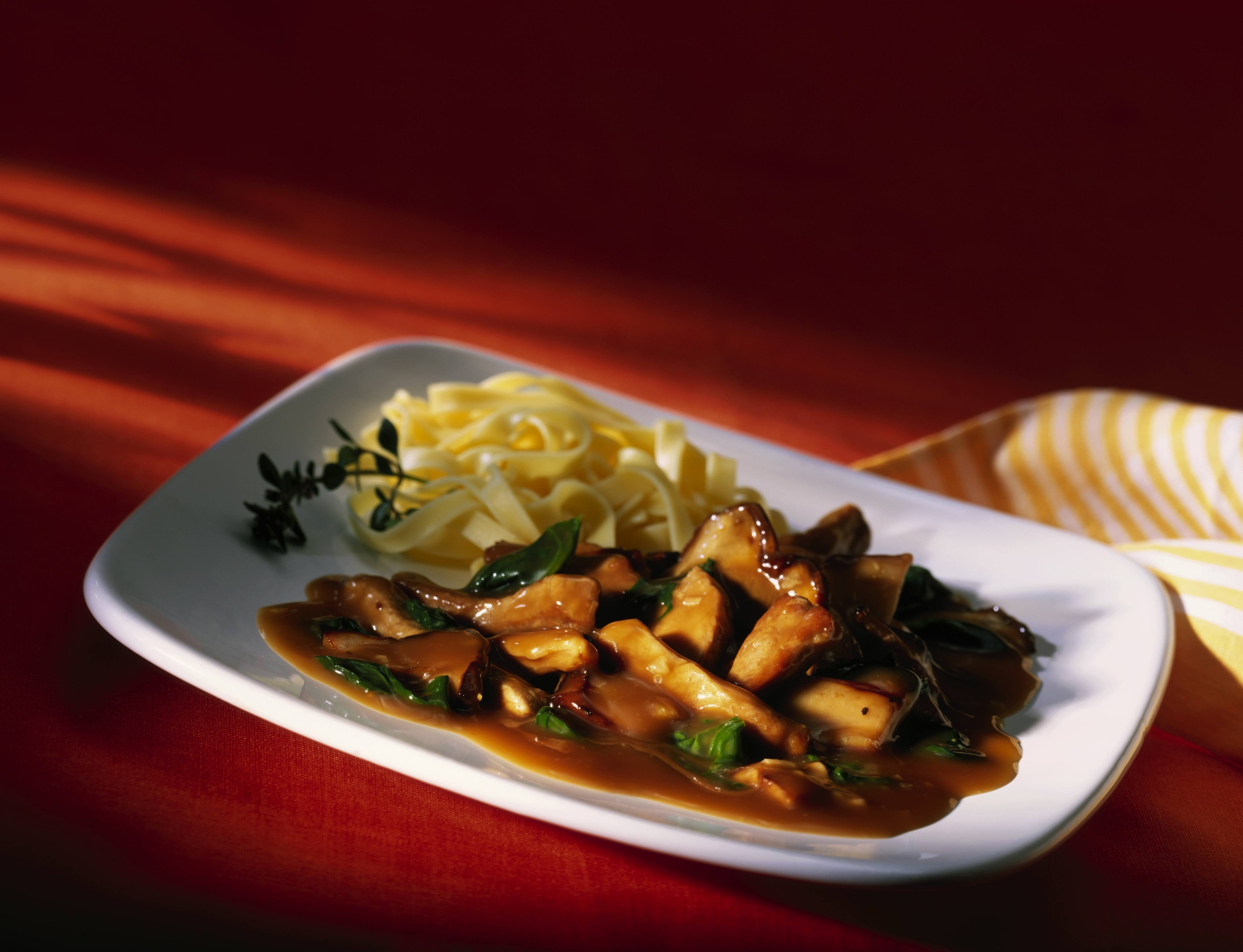 Mondamin - Spinat-Steinpilz-Sauce