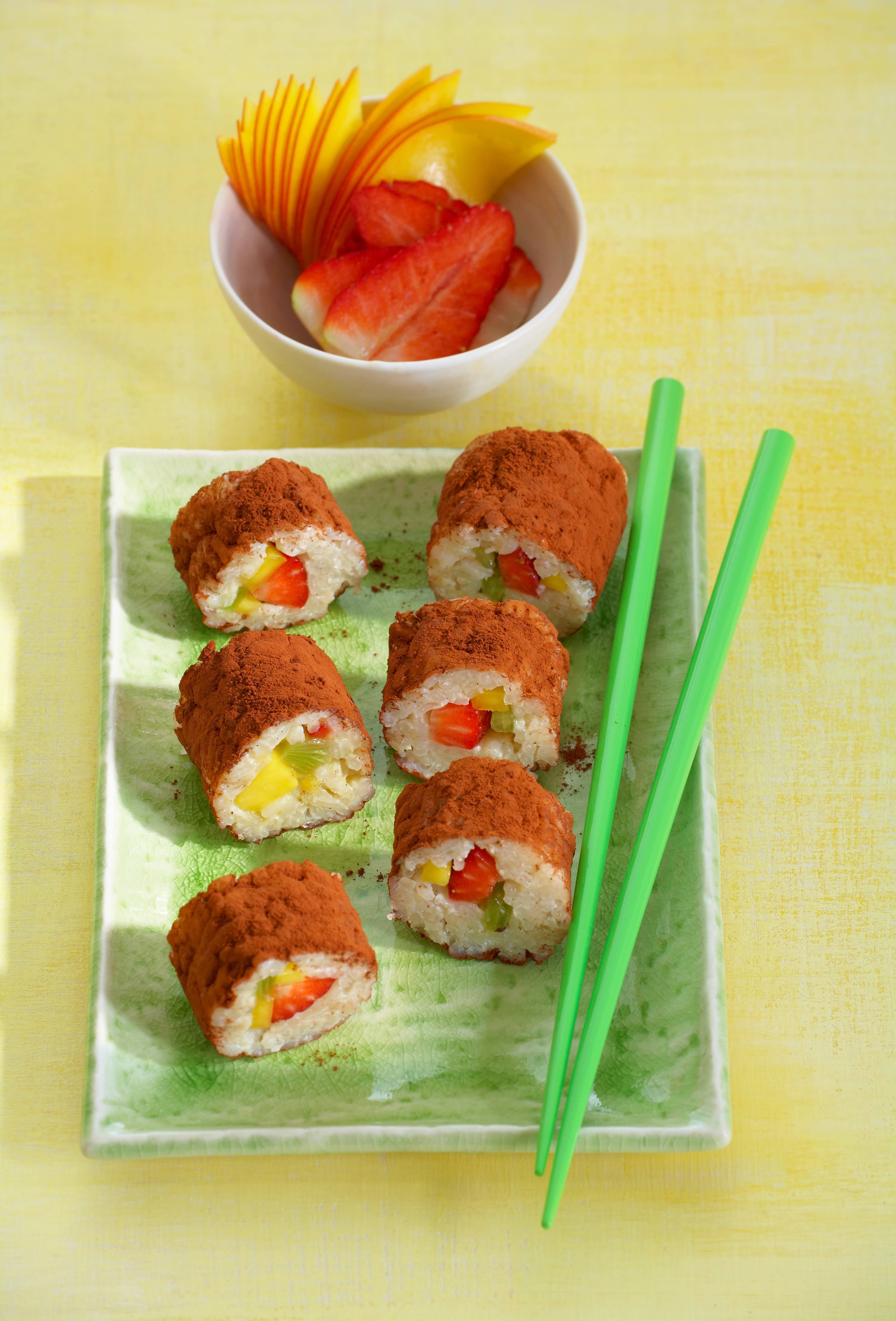 Knorr - Süßes Sushi mit Früchten