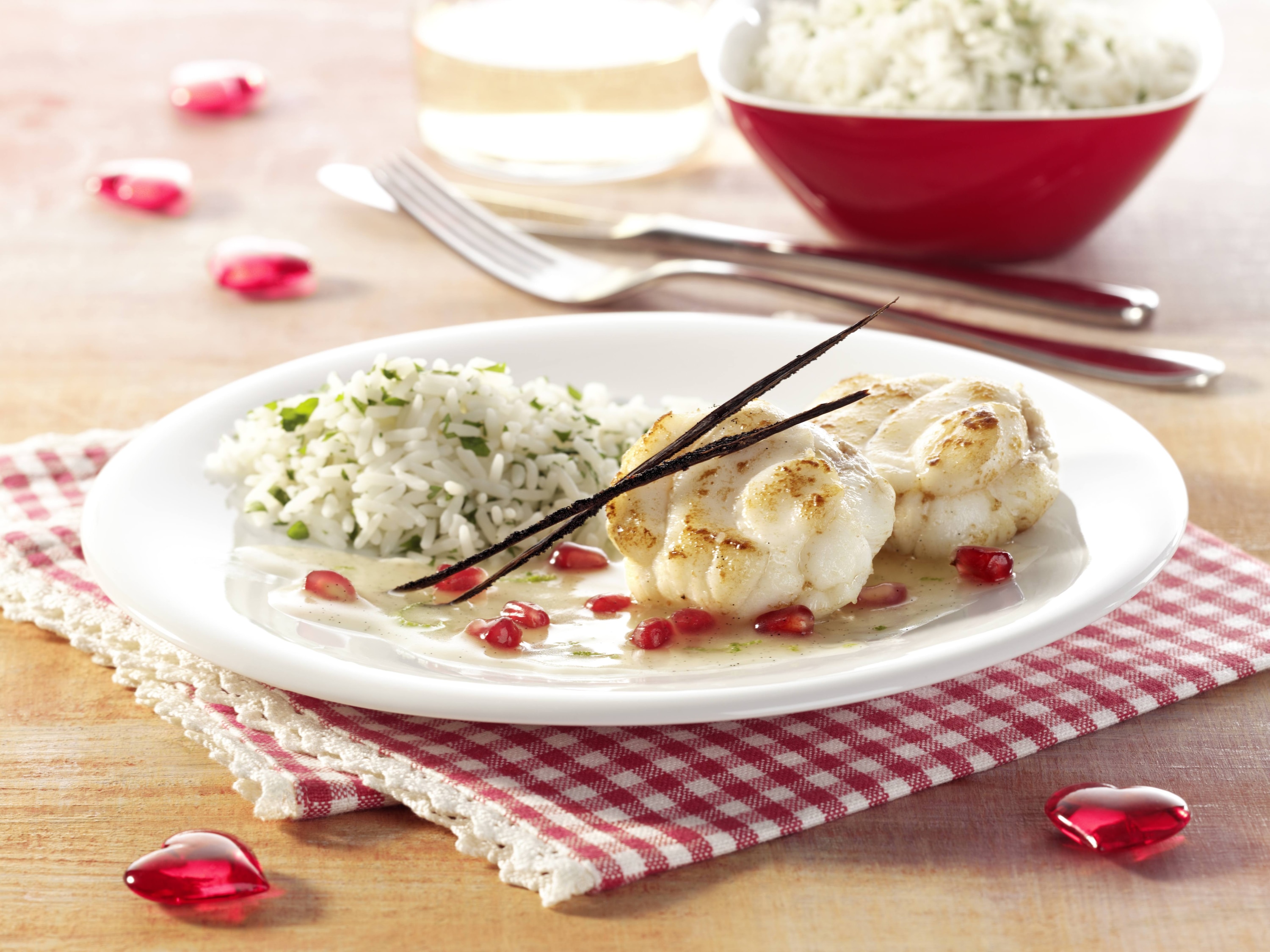 Mondamin - Seeteufelmedaillons in Limetten-Vanille-Sauce 25 Minuten  recipe