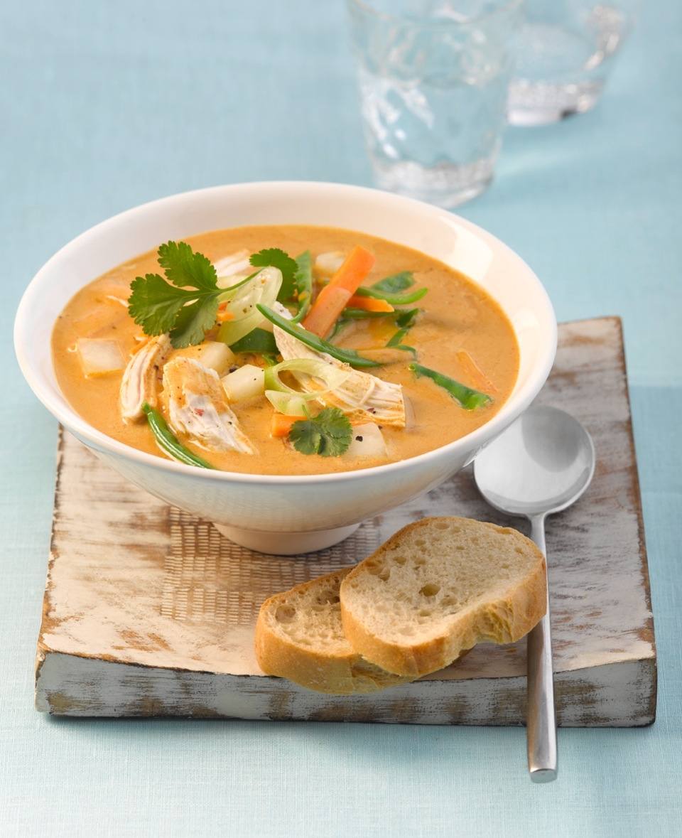 Mondamin - Asiatische Kokossuppe mit Hähnchen