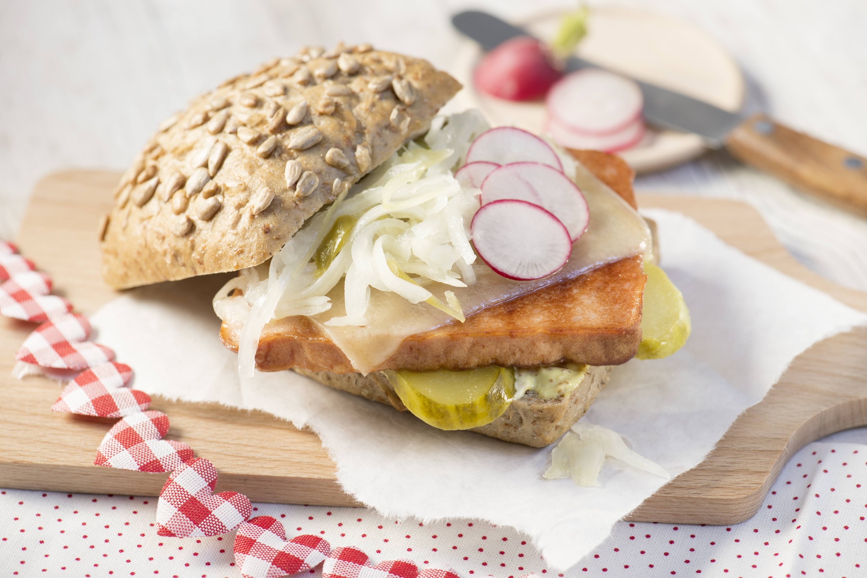 Chirat - Fleischkäse-Burger