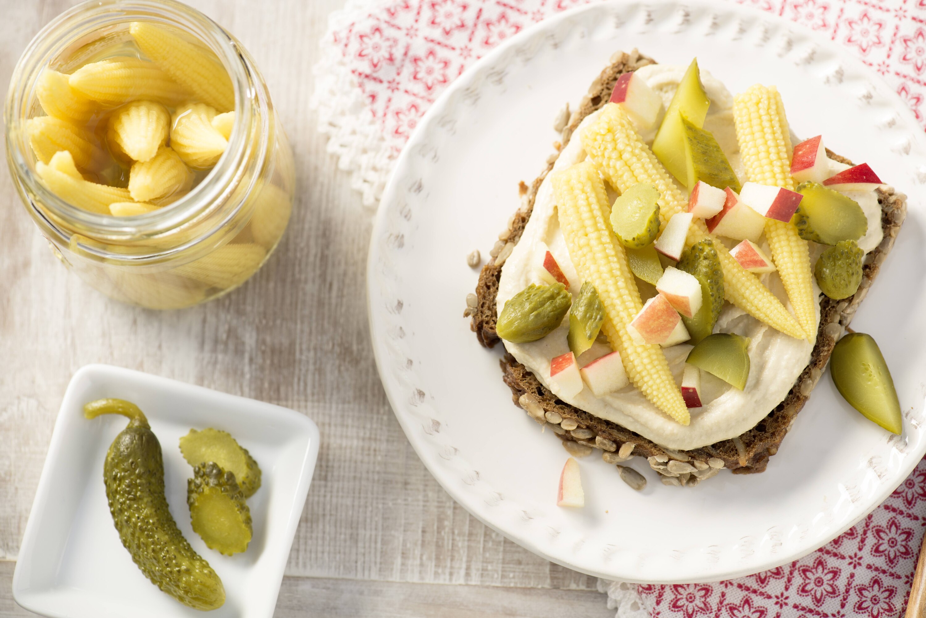 Chirat - Hummus-Sandwich (vegan)