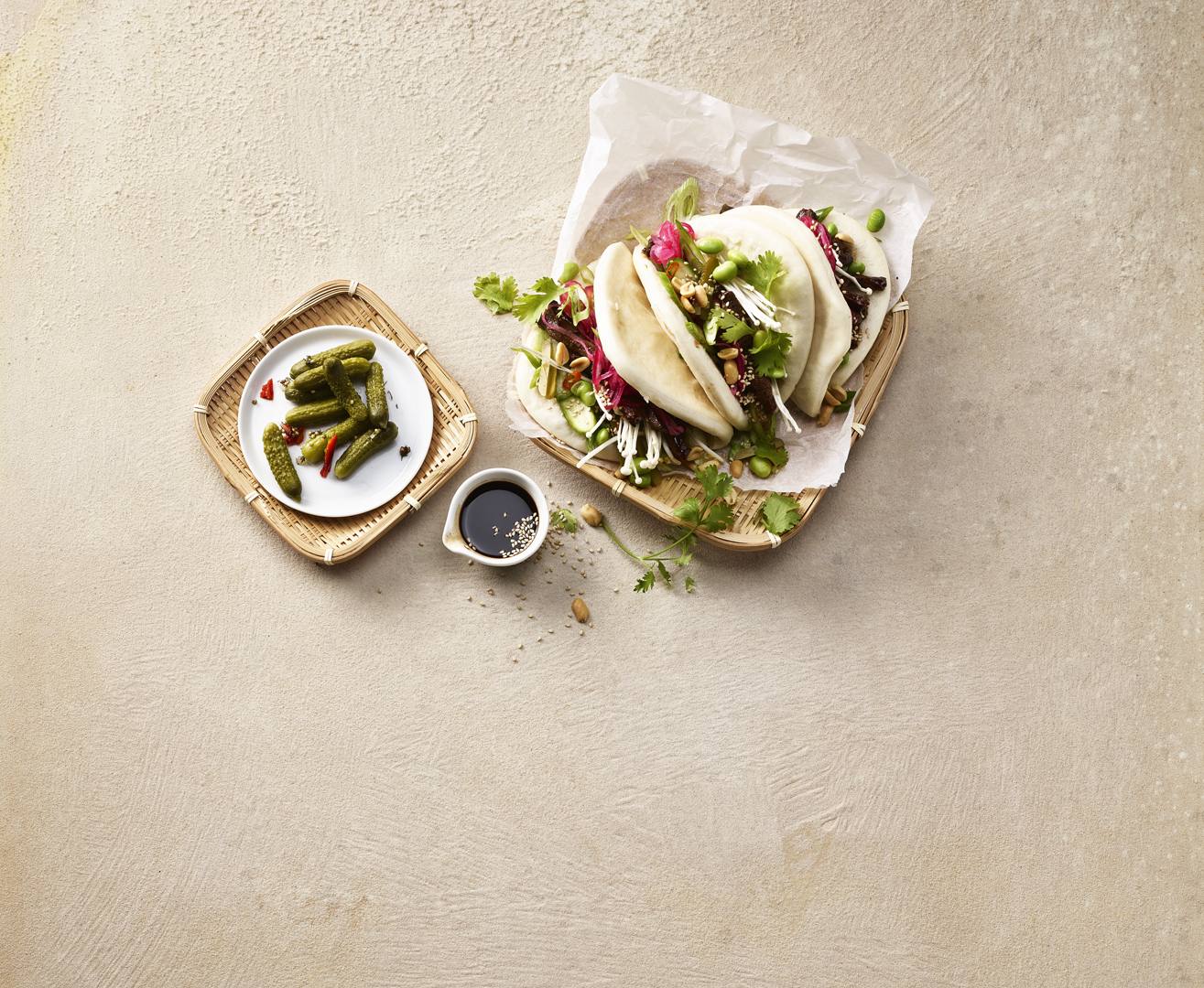 Chirat - Asia Dampfbrötchen mit Rindsfiletstreifen