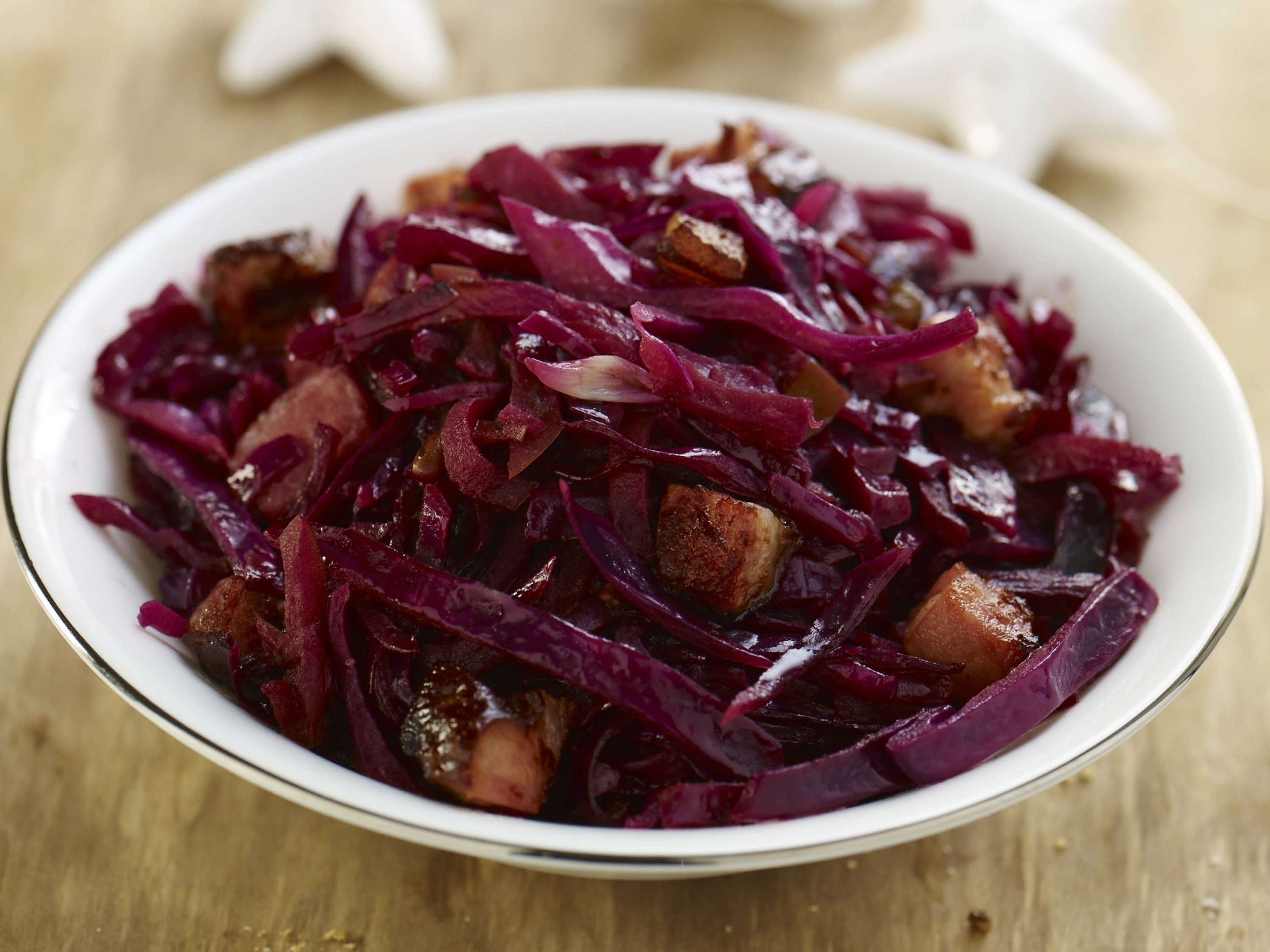 braised red cabbage
