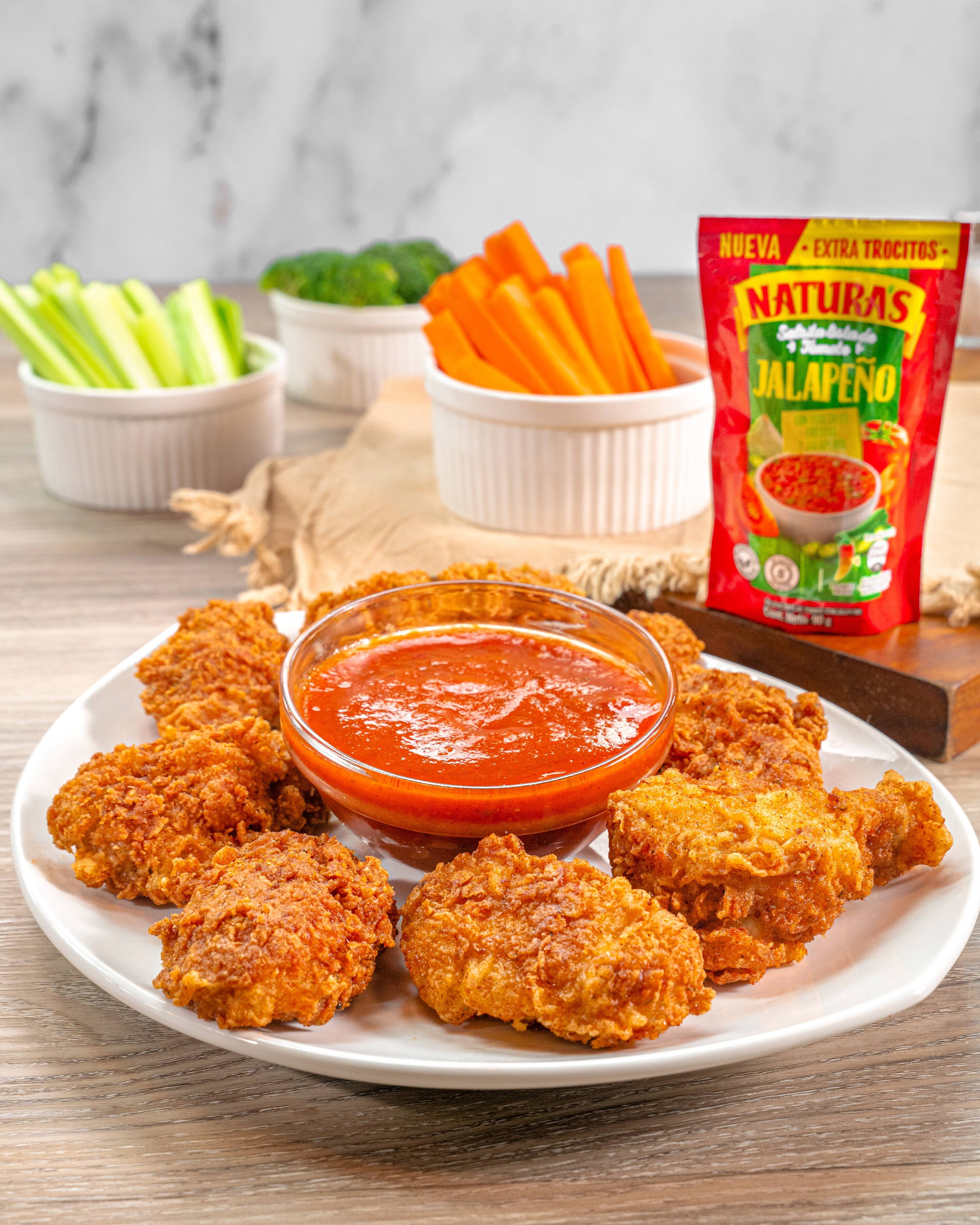 Pollo Crispy con Salsa Jalapeño