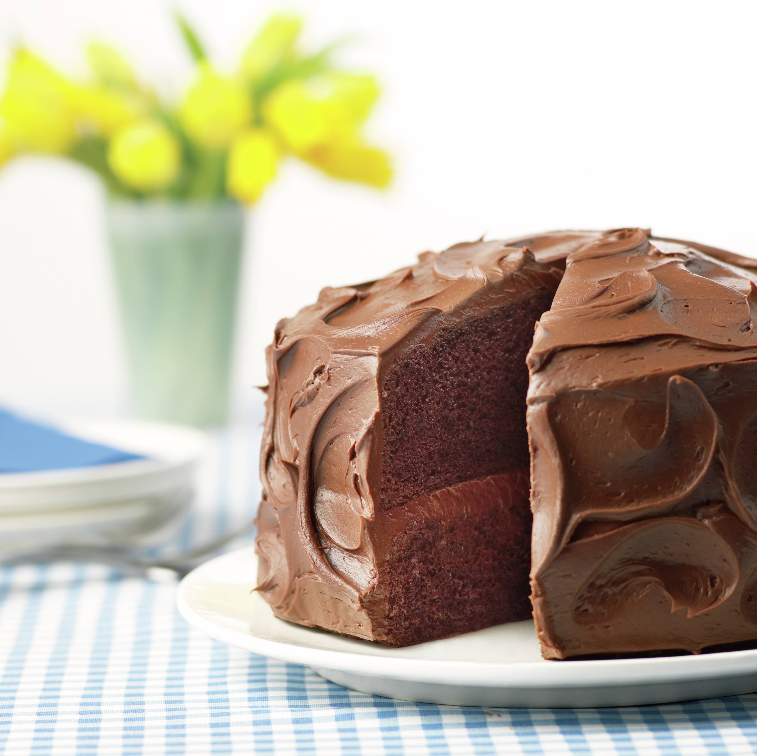 moist chocolate cake