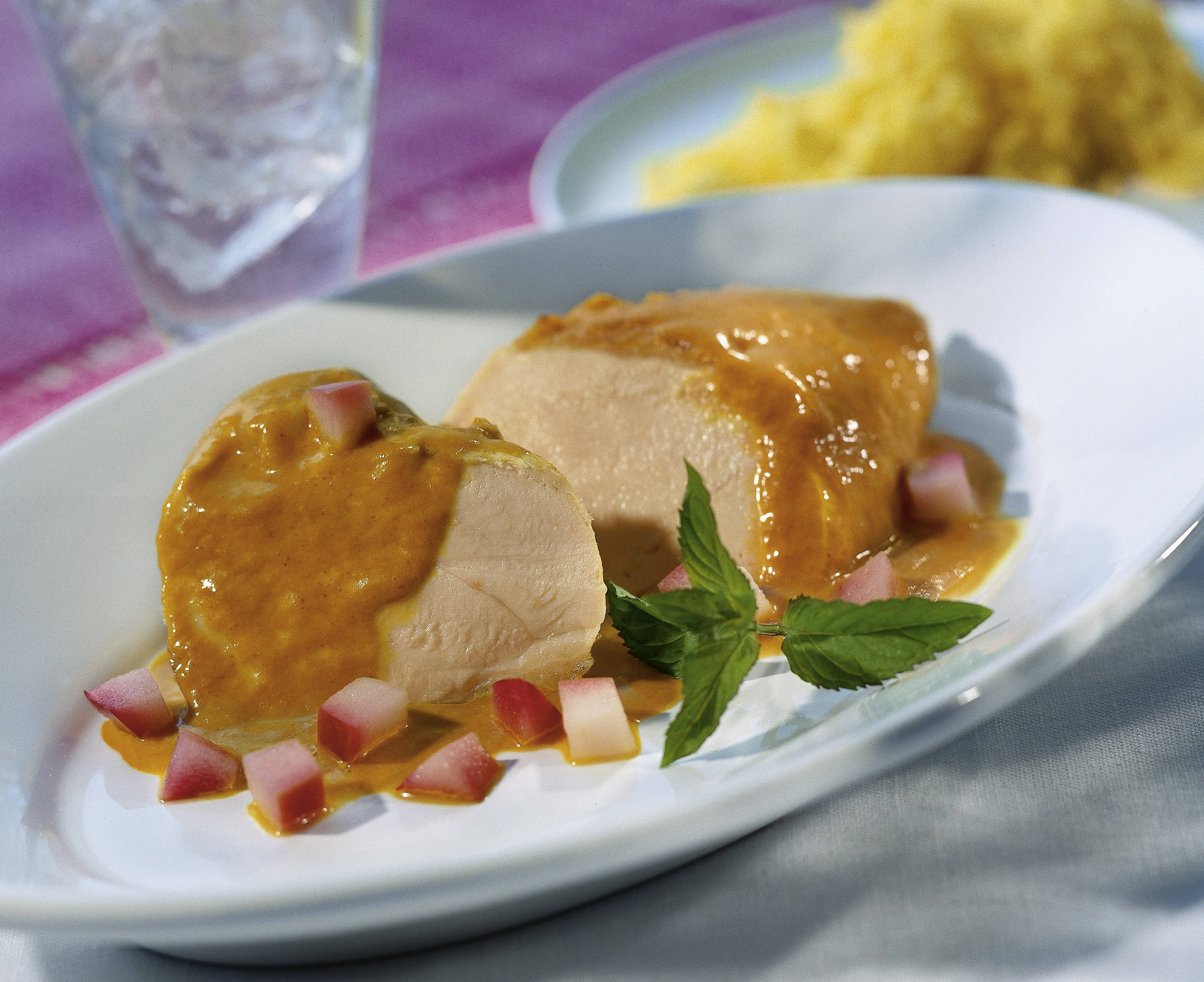 Knorr - Hühnerbrustfilet nach Förster Art mit Bacon und Zucchini
