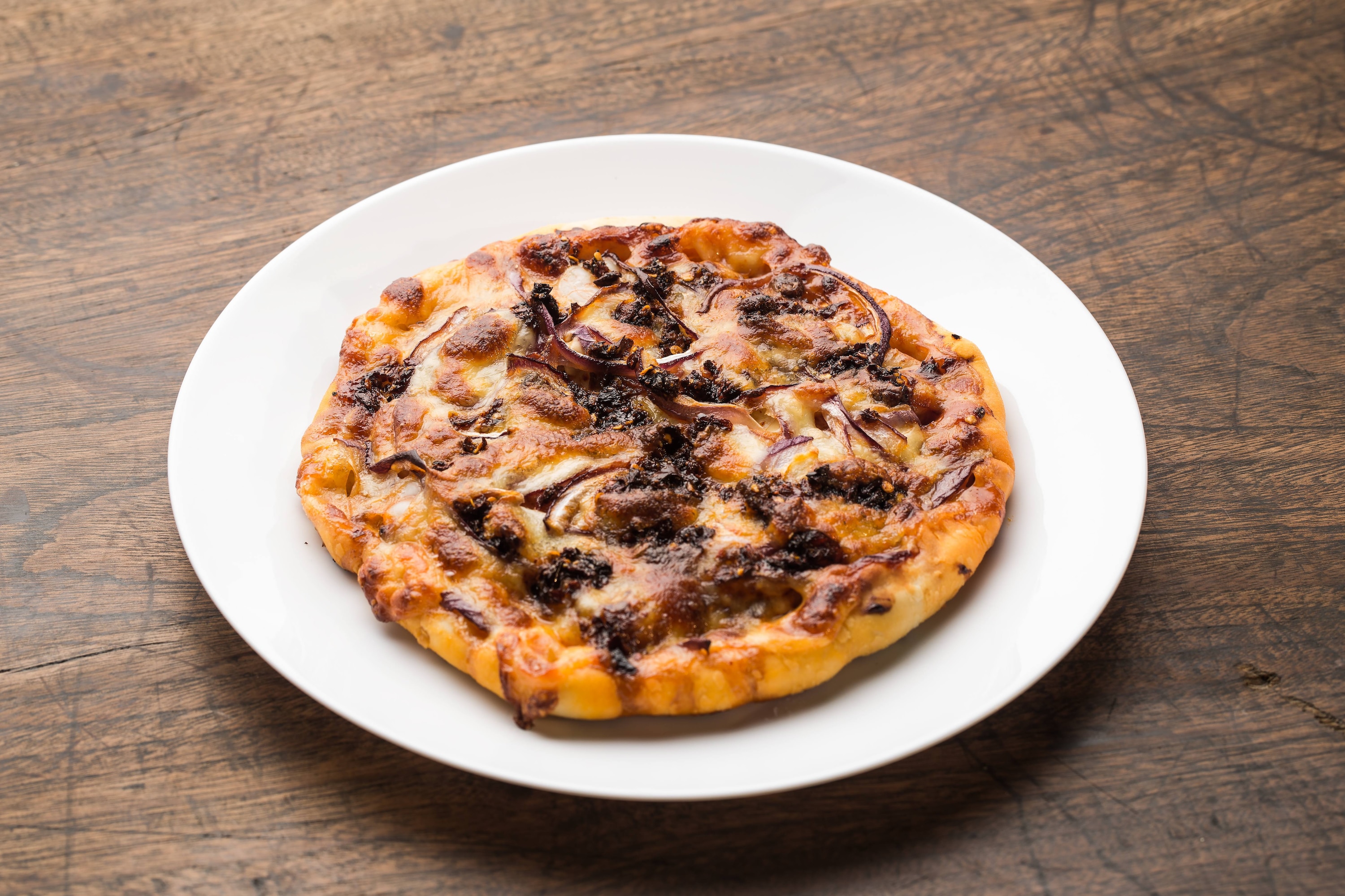 Pizzas Enfrijoladas