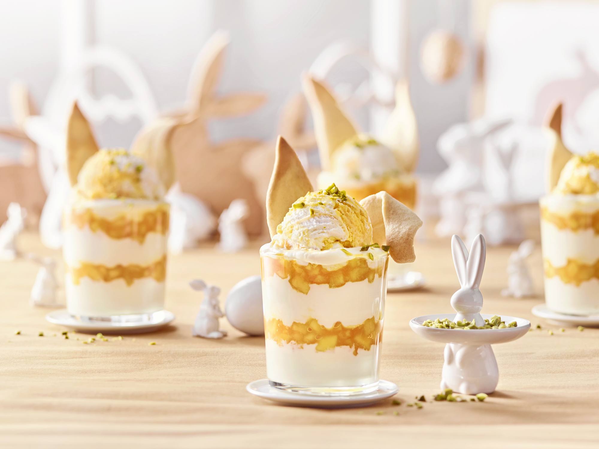 Cremissimo - Oster-Schicht-Dessert mit Eis