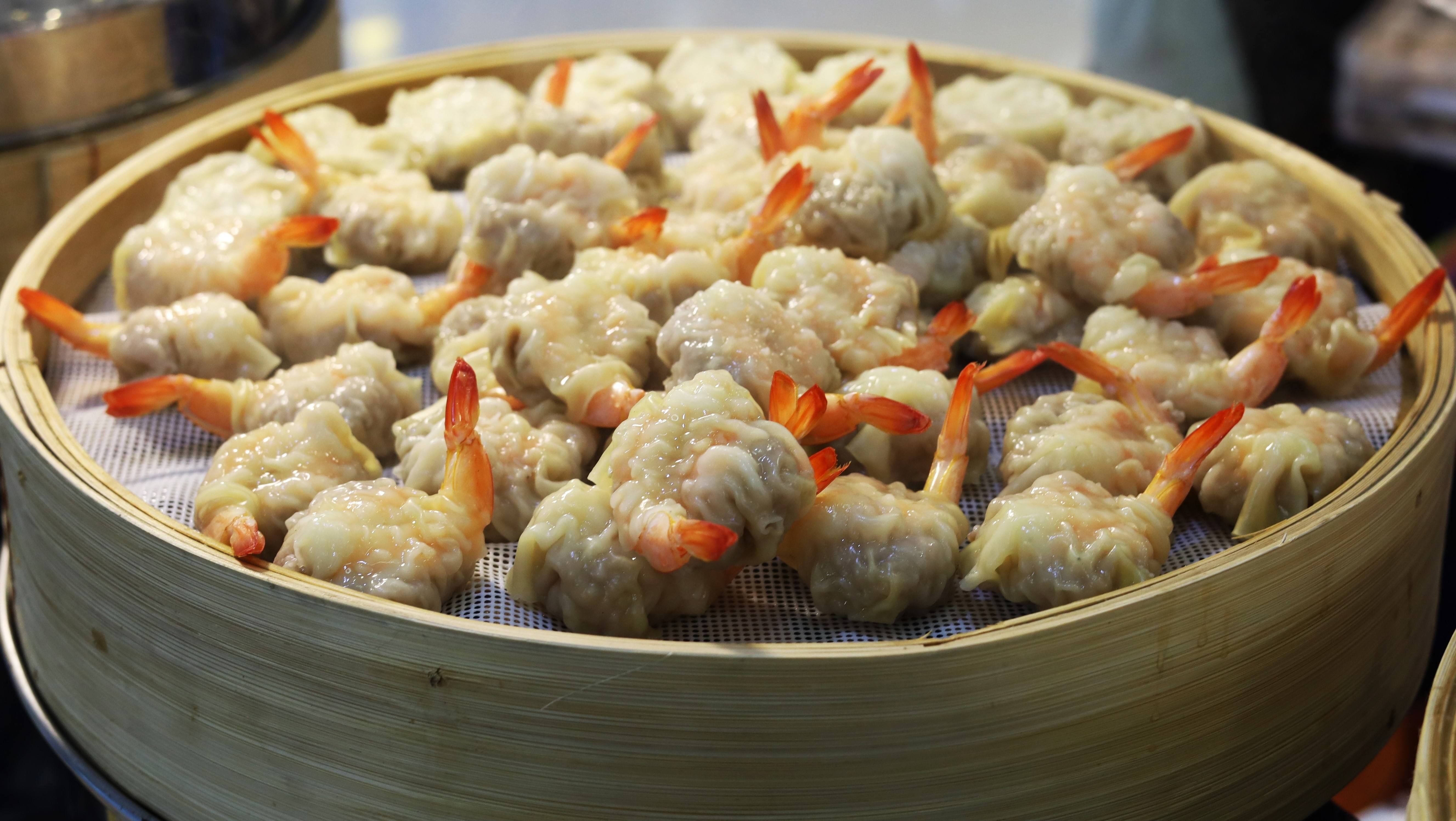 Dumplings de Camarones