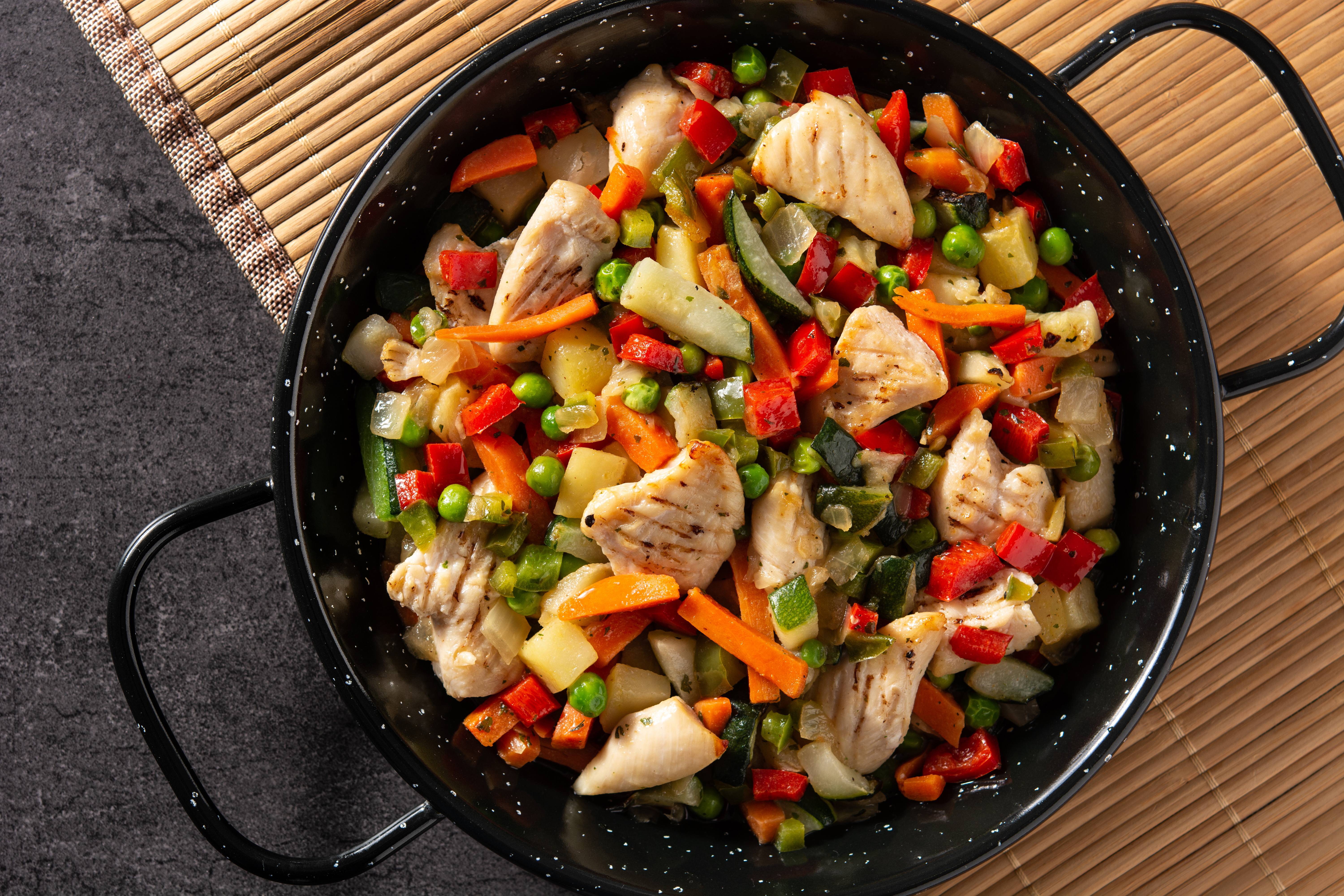 Pollo y Vegetales