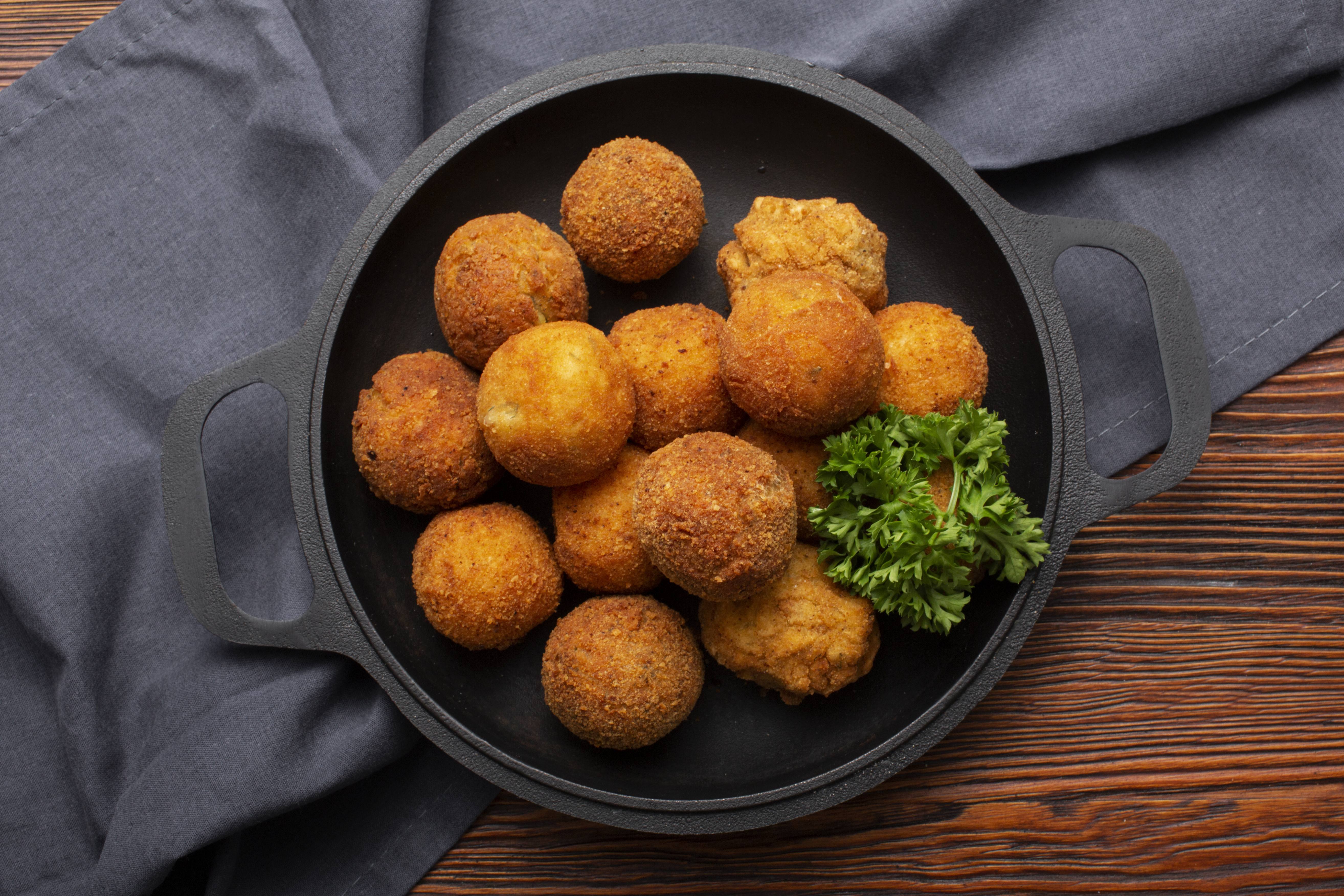 Bolitas de Maíz con Queso
