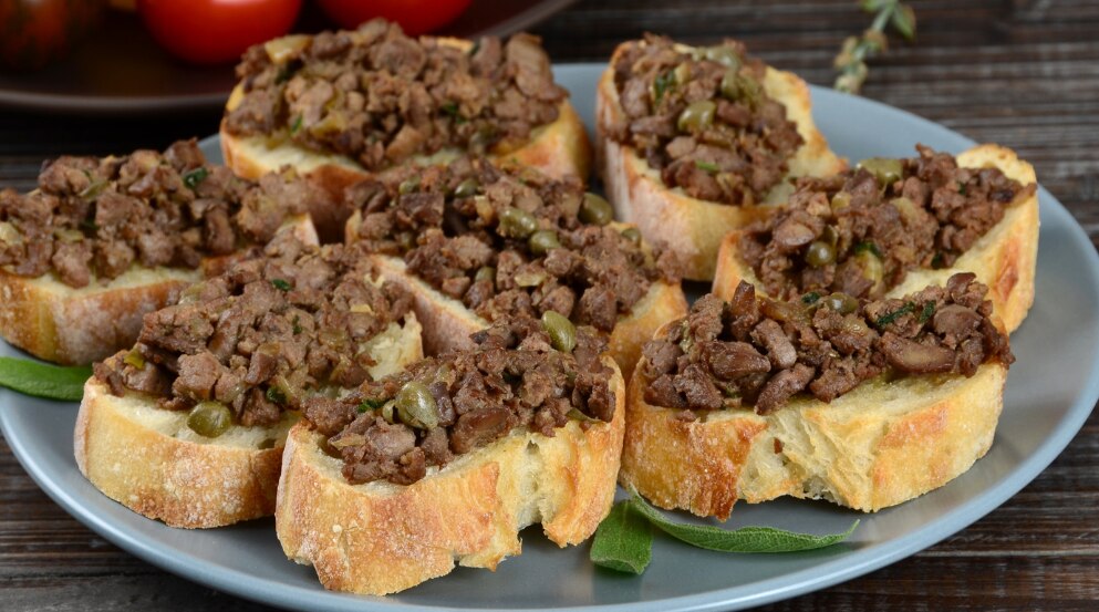 Crostini di Fegatini