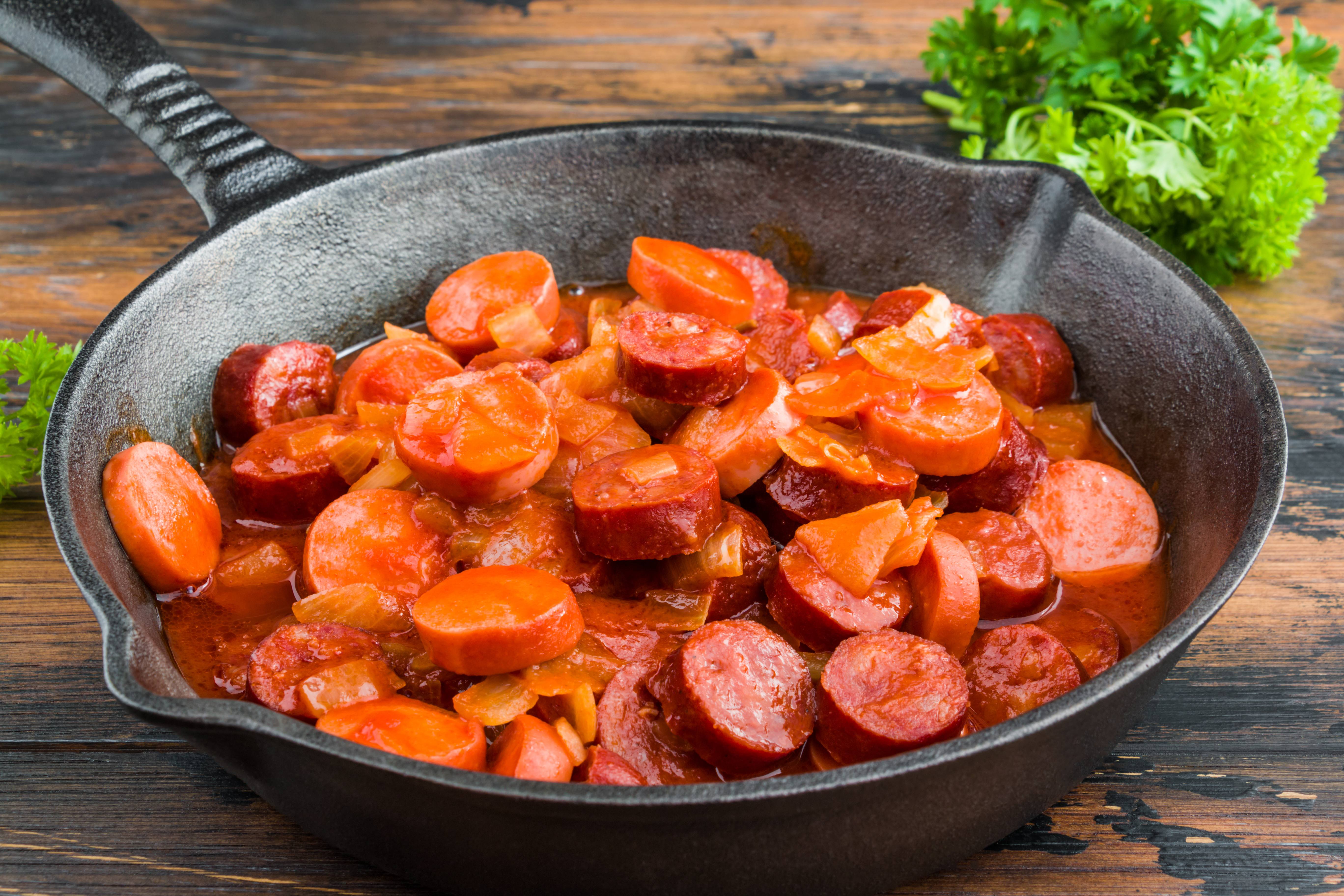 Salchichas Ensaladas