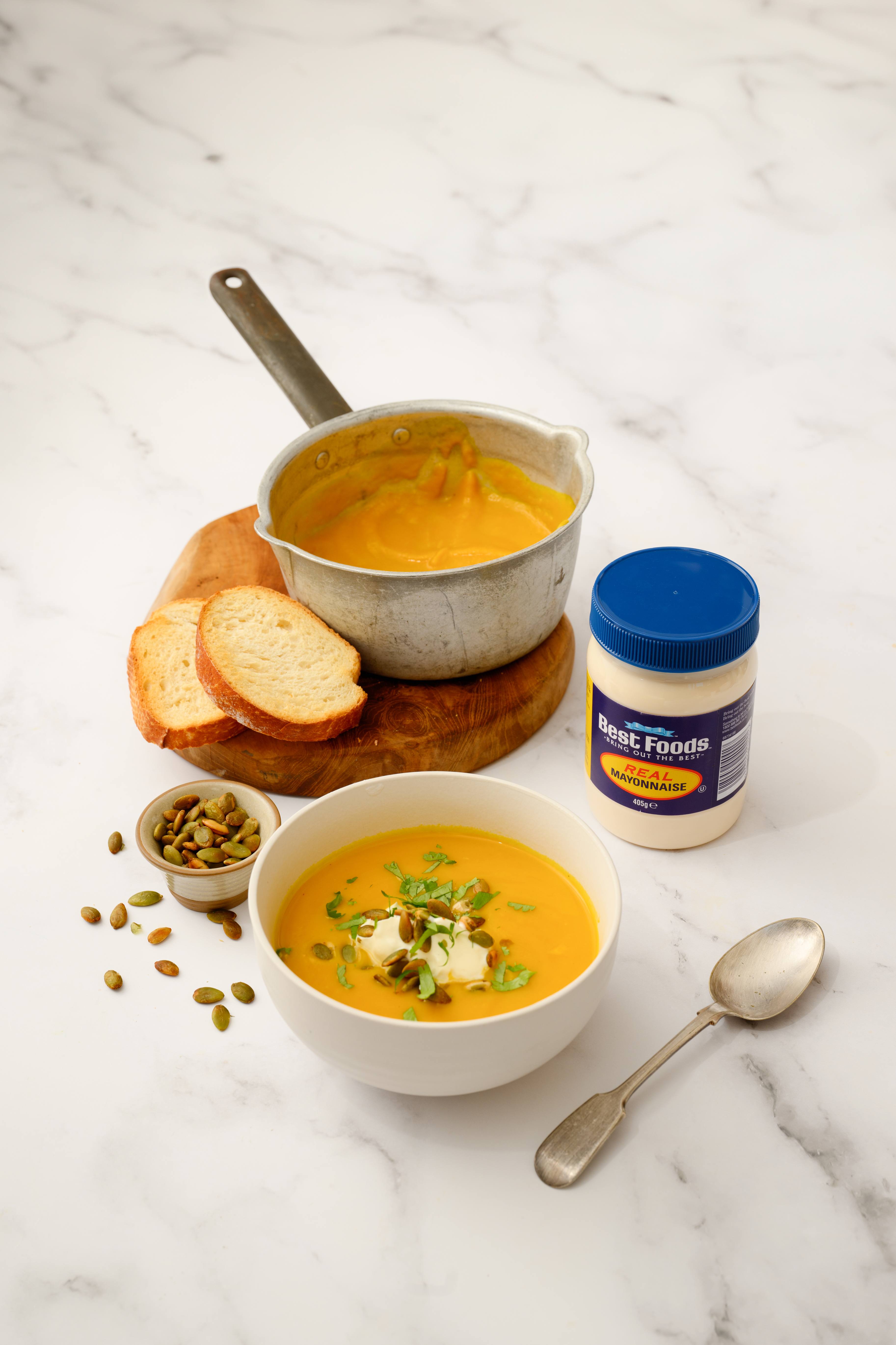 Left over roast pumpkin soup 30 Mins  recipe