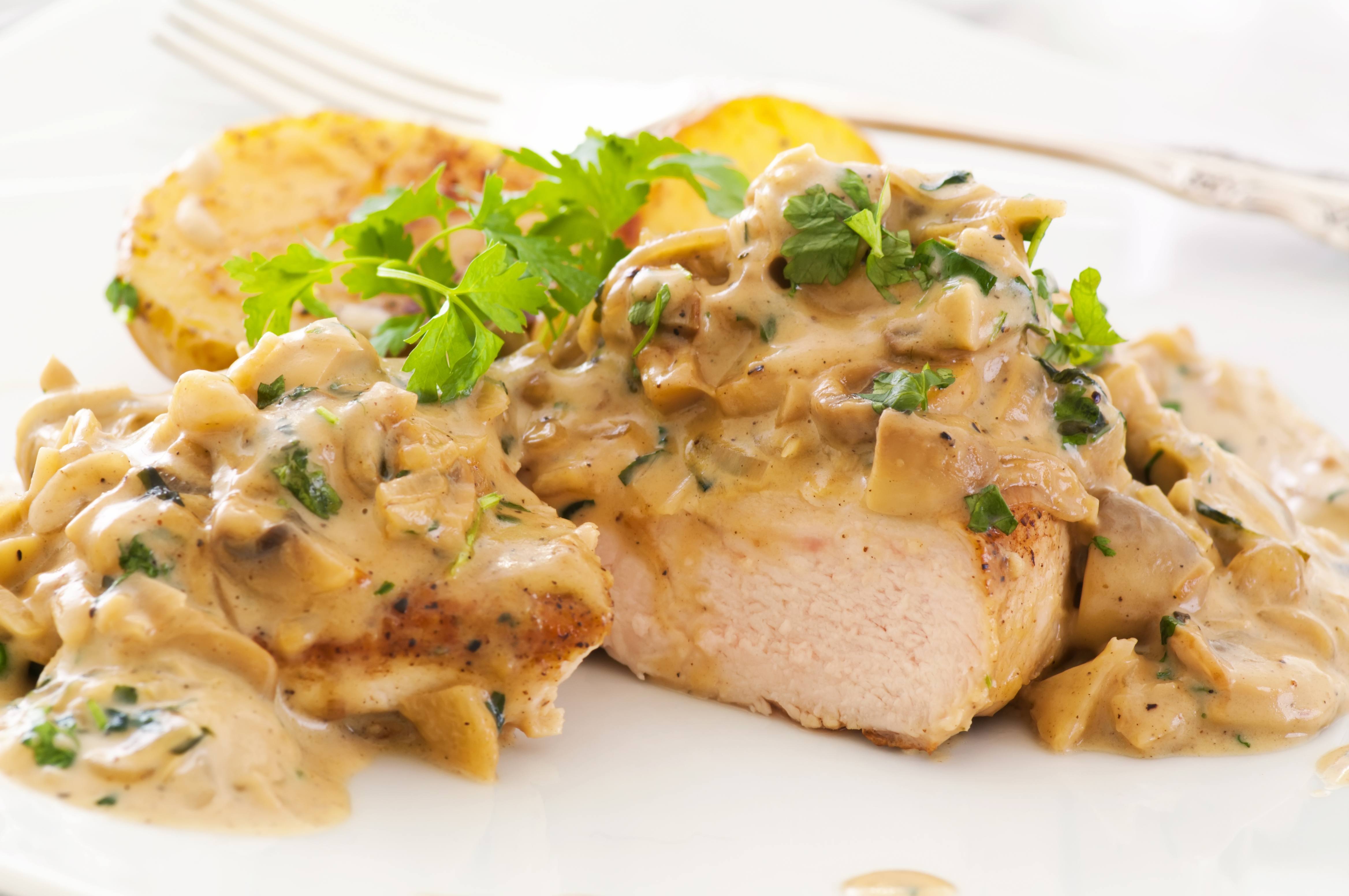 Crema de Papa y Pollo