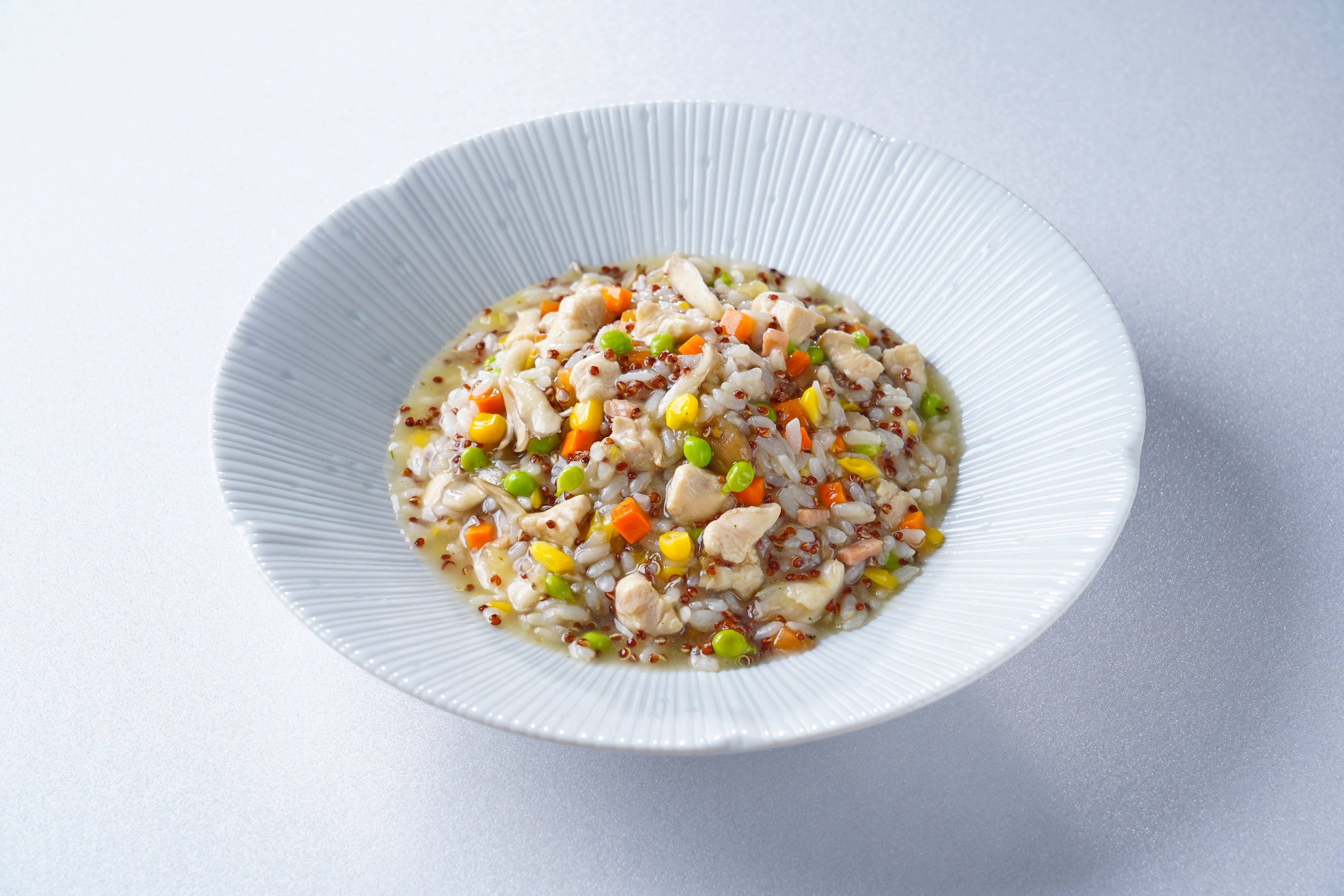 玉米雞丁蔬菜燉飯