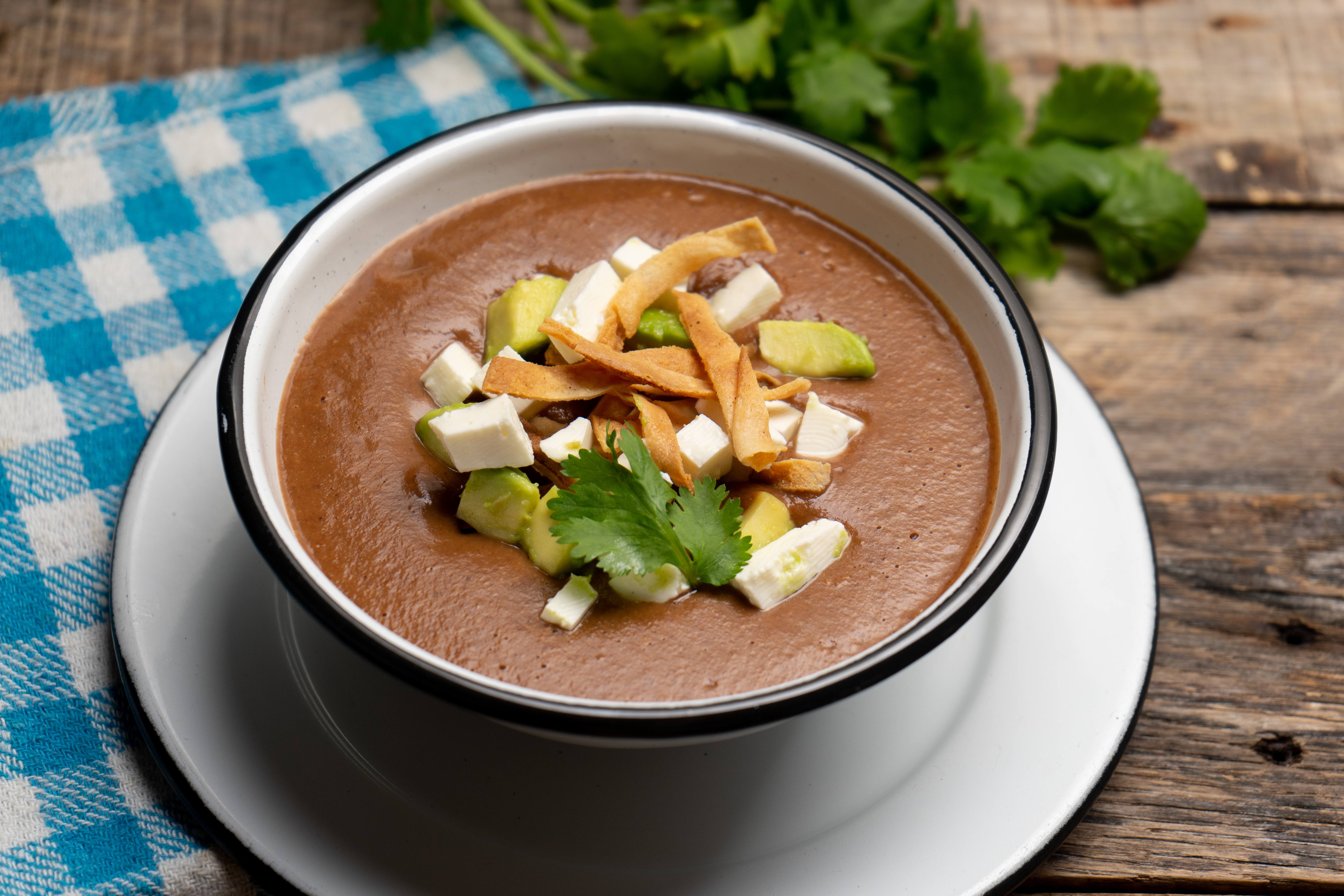 Crema de Frijoles Picantes