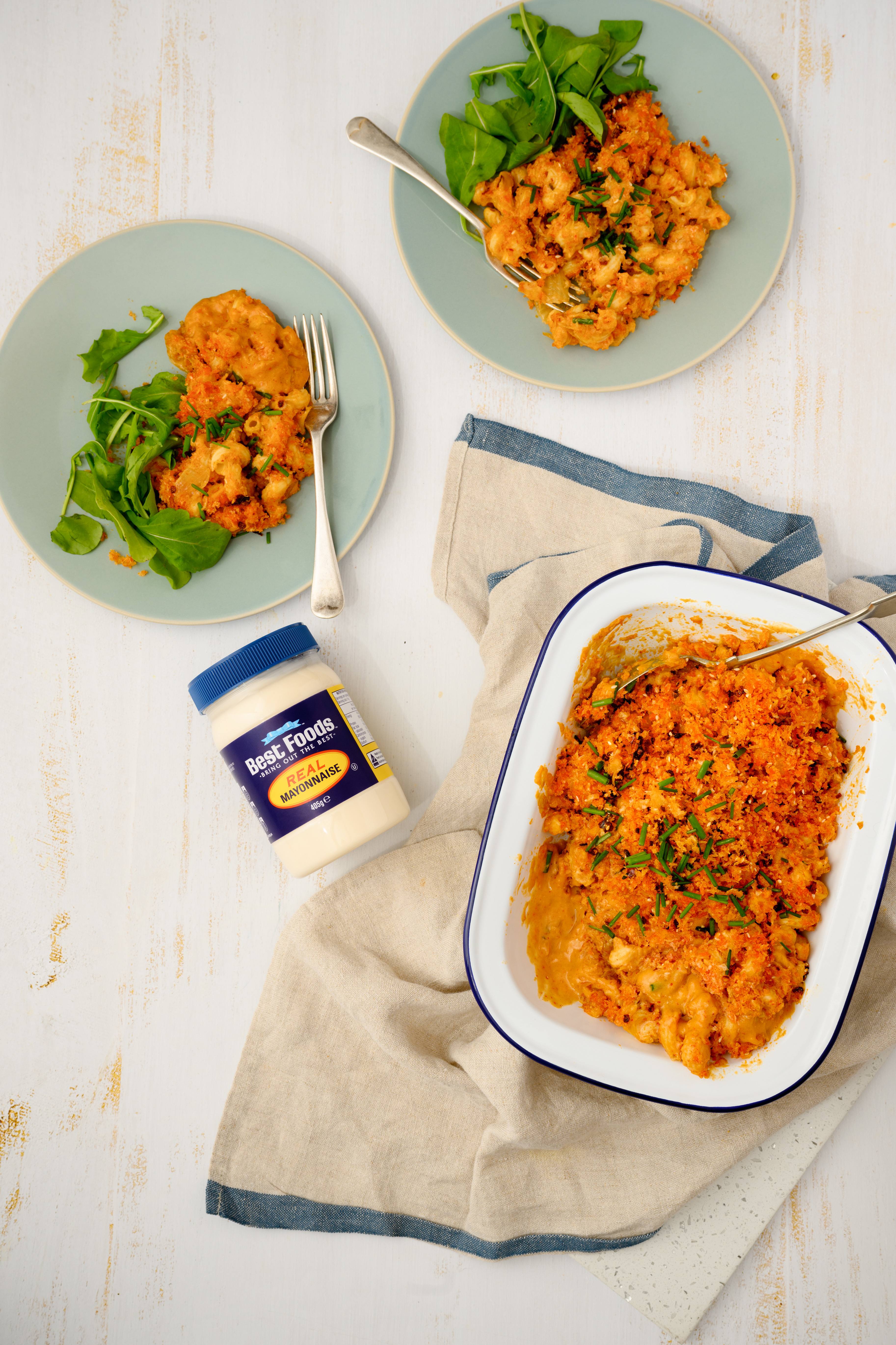 Best Foods Mackim Cheese with Crispy Chili Crumb 40 Mins  recipe