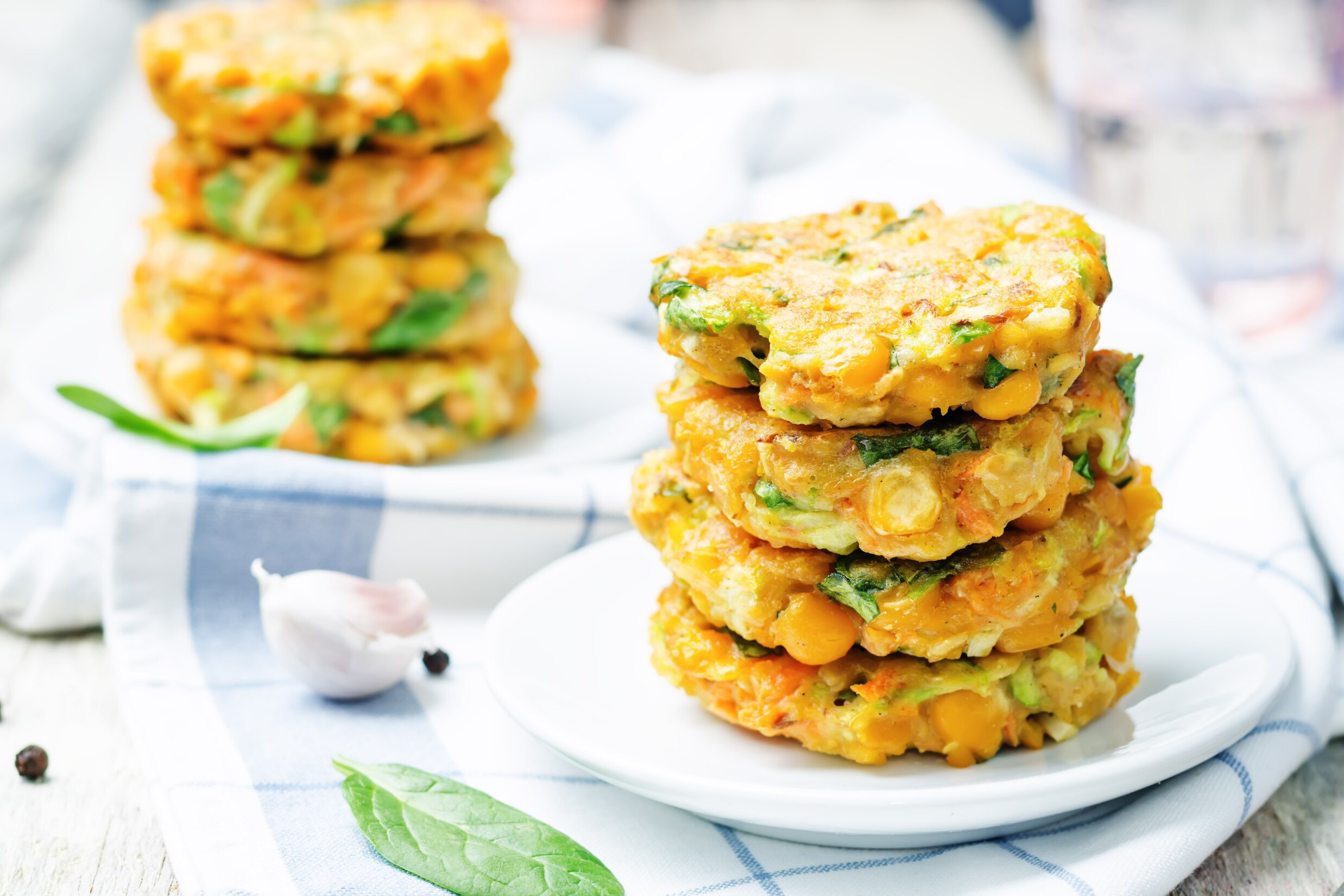 Tortitas de Espinacas con Queso