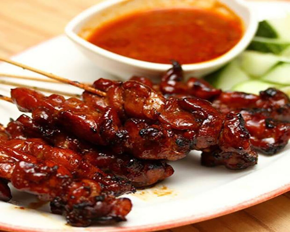 sate kambing pedas manis