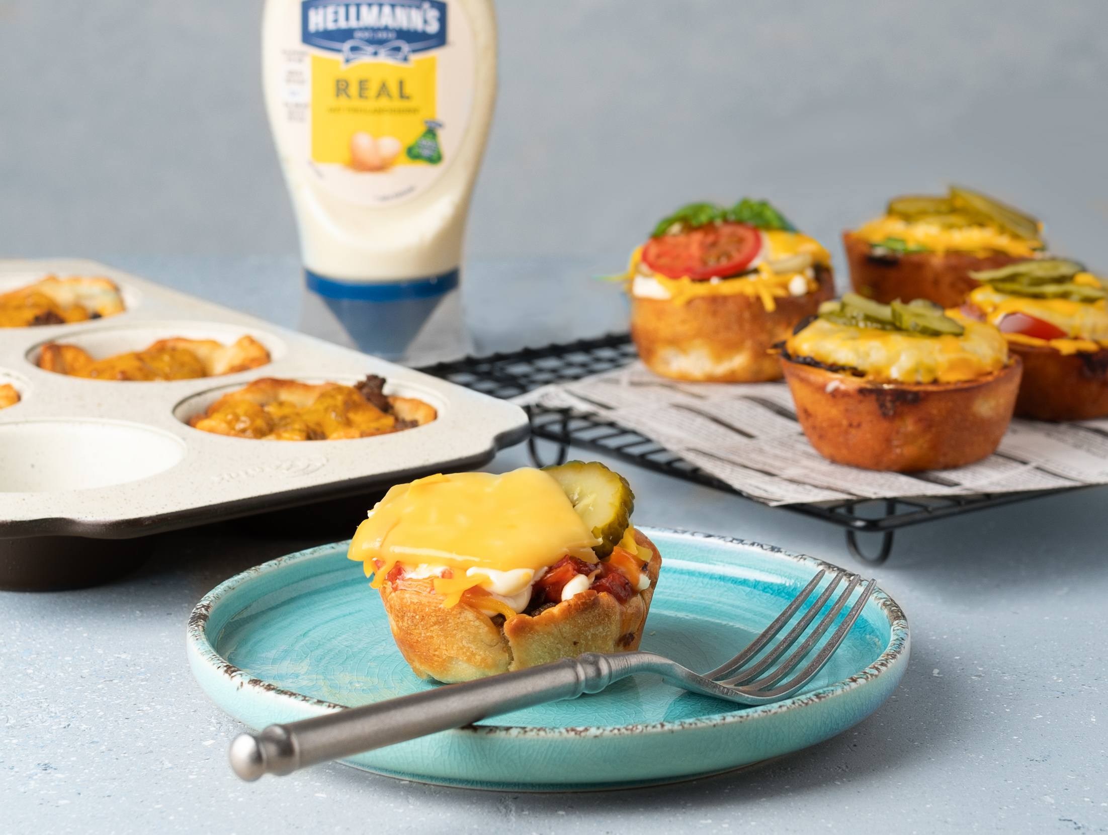 Hellmann's - Cheeseburger Muffins
