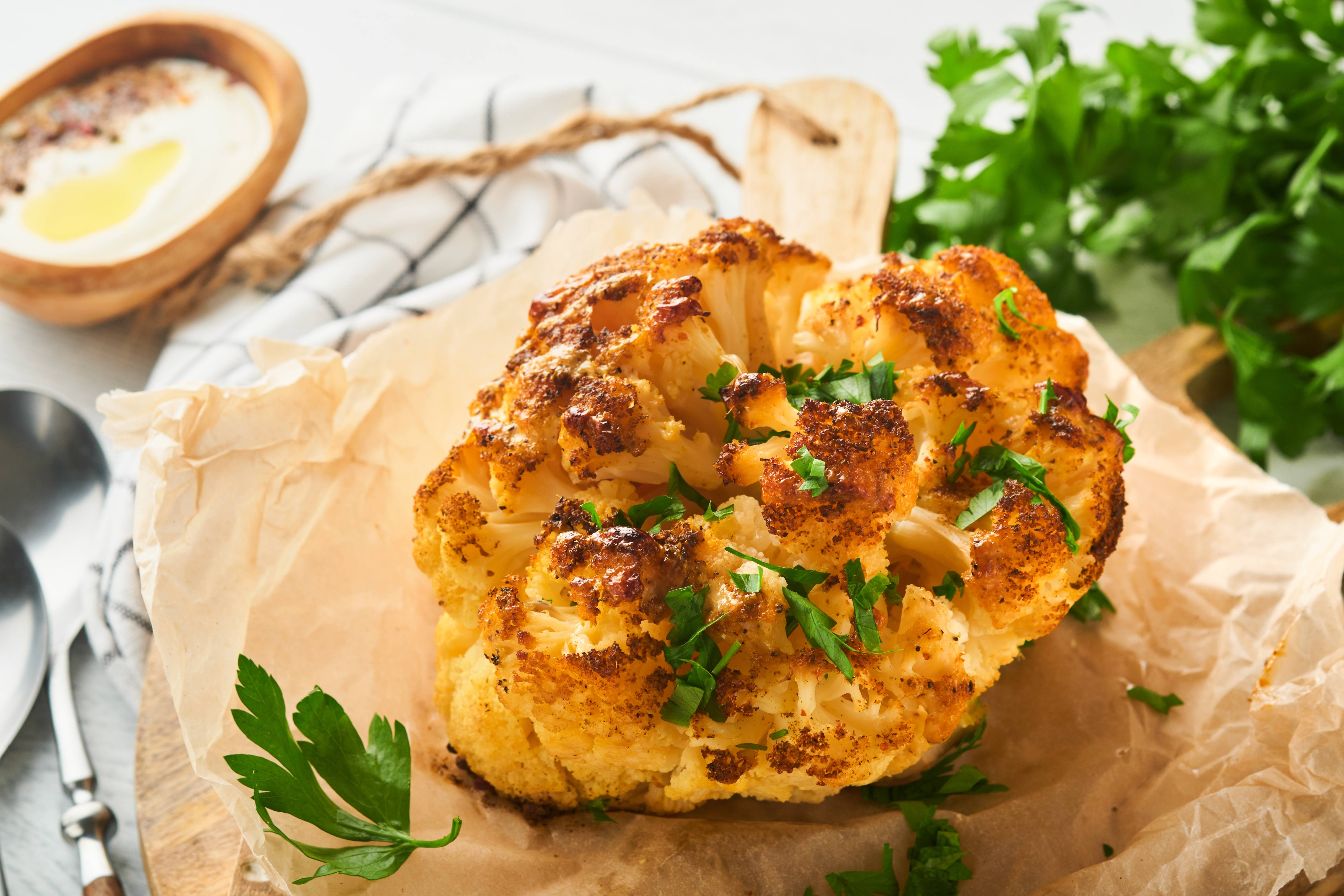 Coliflor con Queso