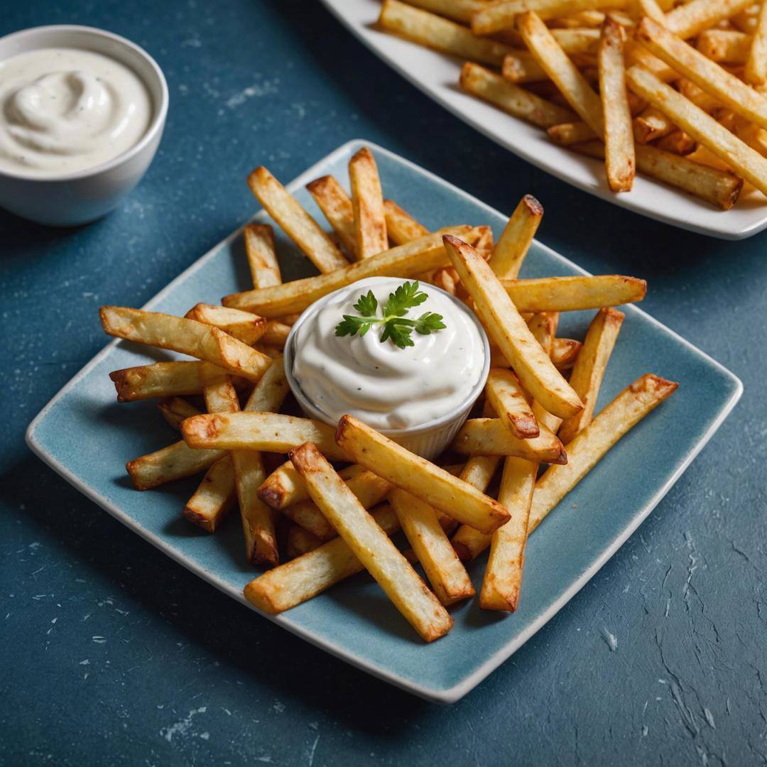 French Fries with Sour Cream Dip​