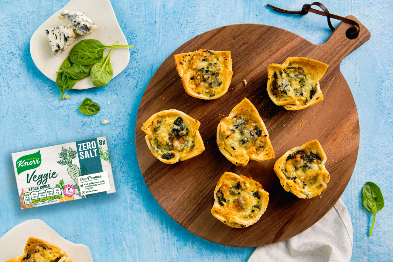 Mini Spinach Quiches