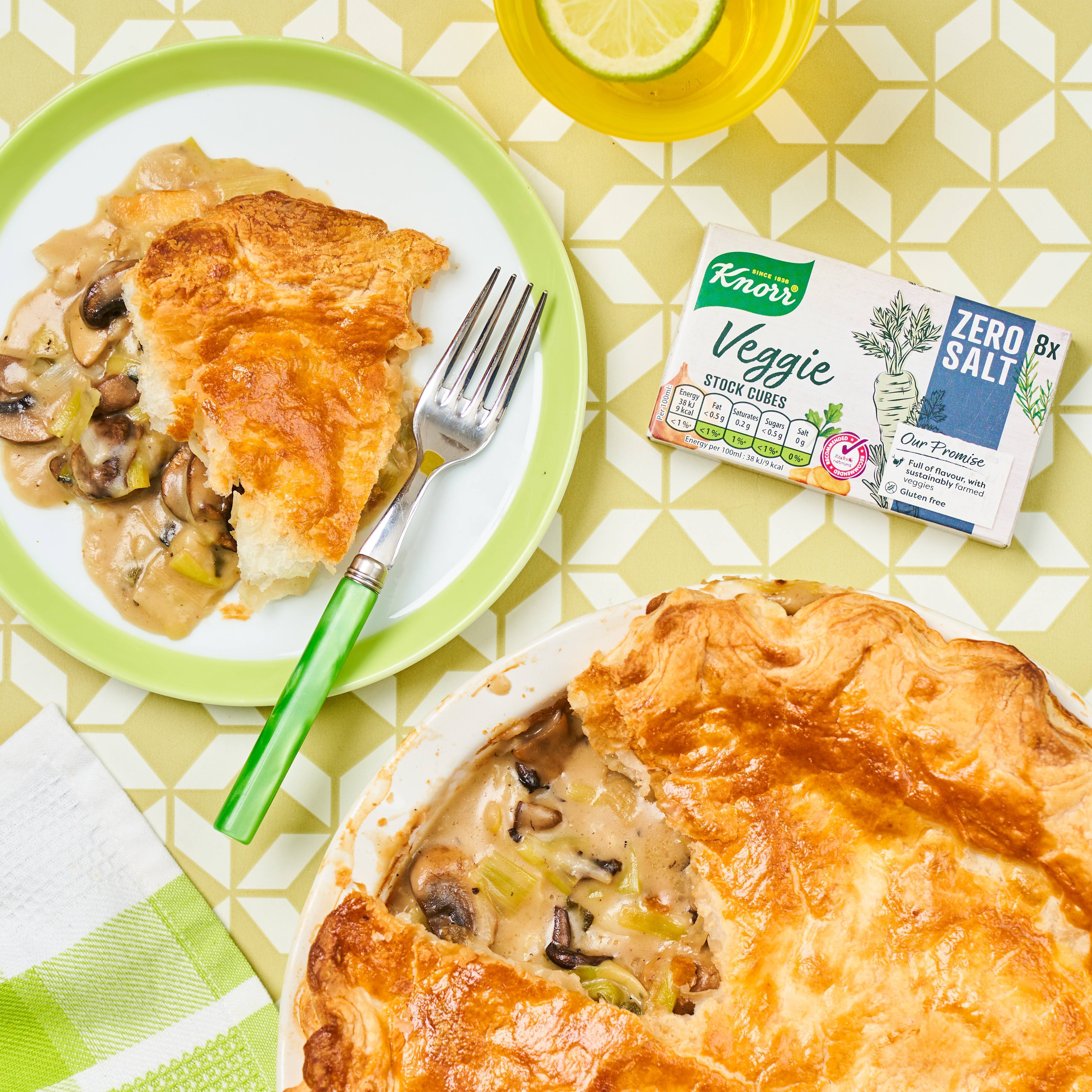 Leek and Mushroom Pie