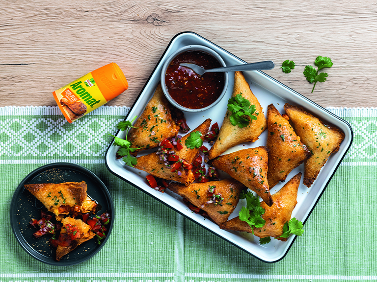 Air Fryer Bread Samosa
