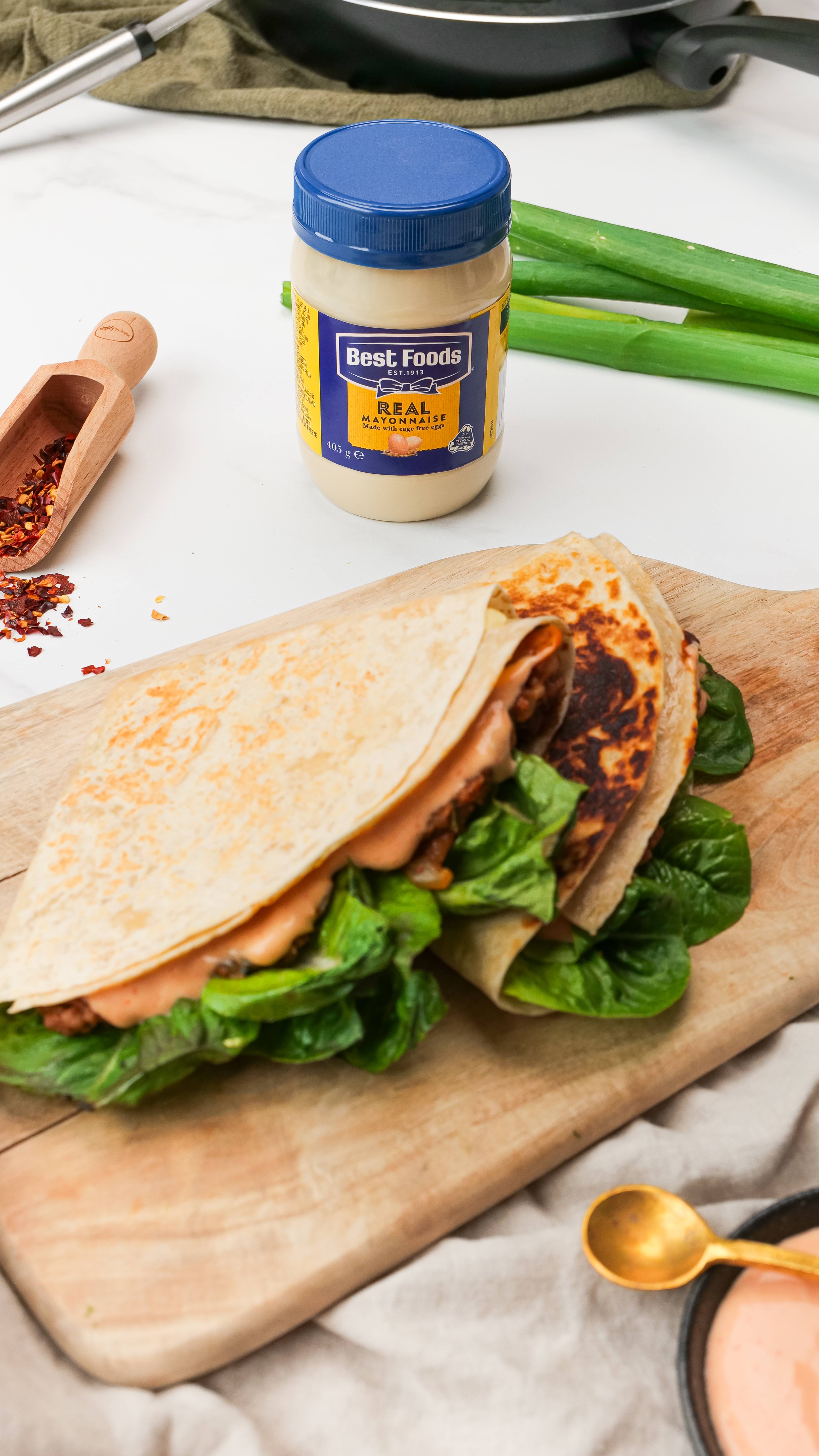 Spicy Beef Fold Wrap