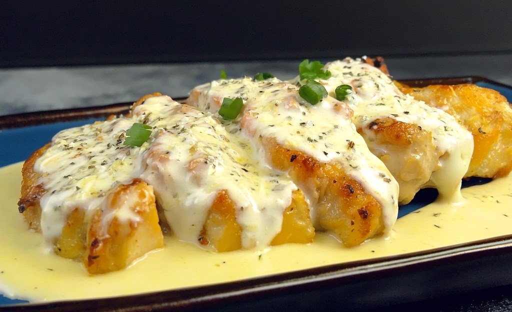 Pollo con crema de Elote