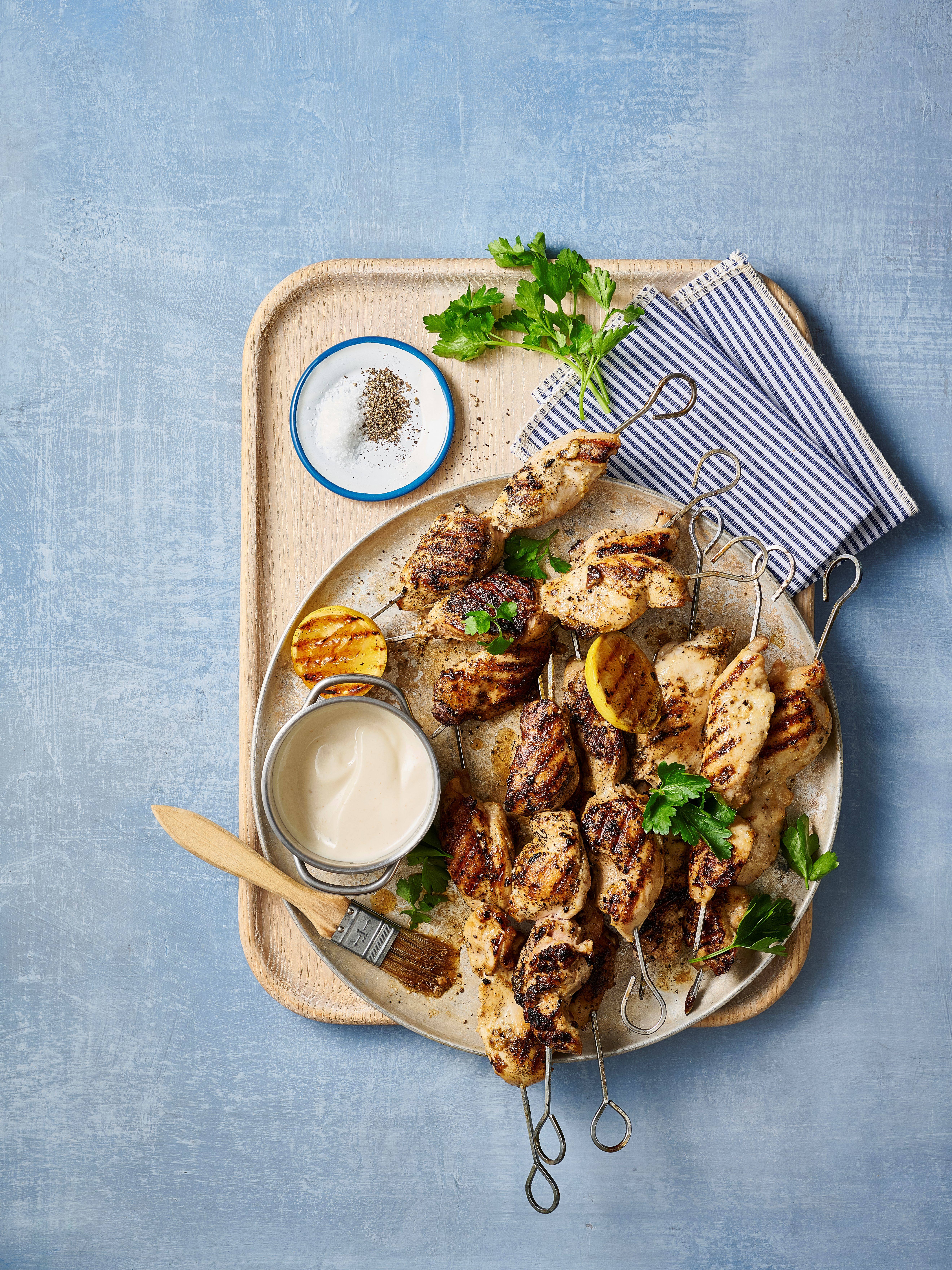 Lemon & Oregano Chicken Skewers