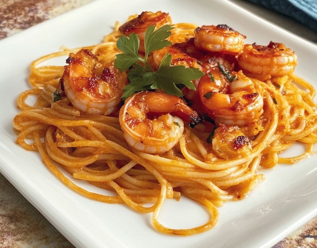Pasta Con Camarones Picantes 28 Minutes  recipe
