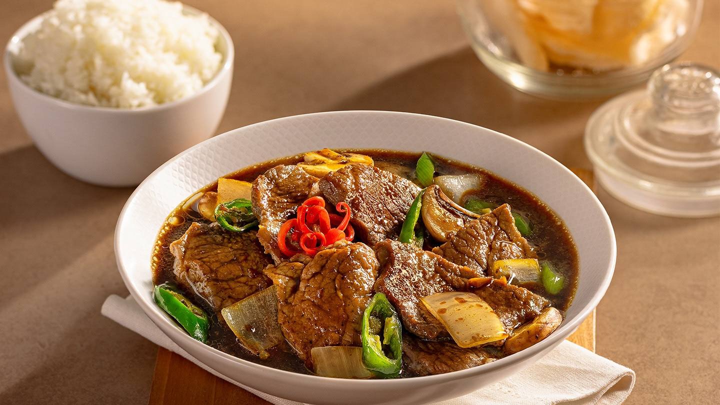tumis daging kuah kecap 40 Menit  recipe