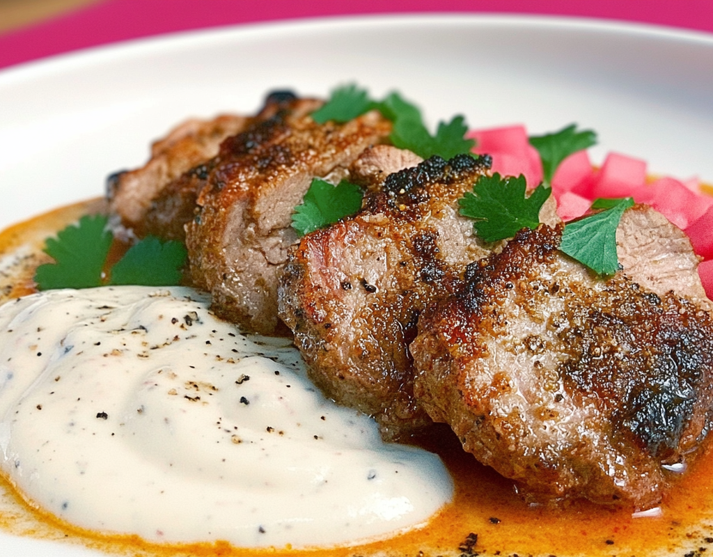 Cerdo con Crema Provenzal 30 Minutes  recipe