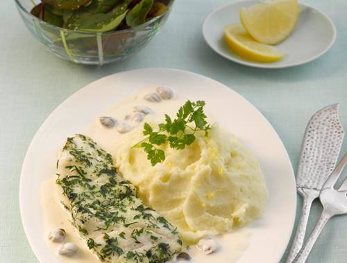 Seelachsfilet mit Buttermilchpüree 30 Minuten  recipe