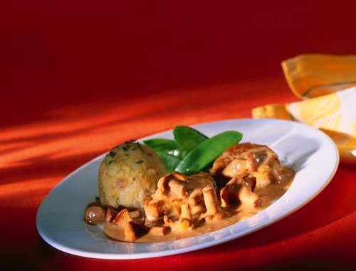 Pfifferling-Mascarpone-Sauce z. B. zu Schweinefilet
