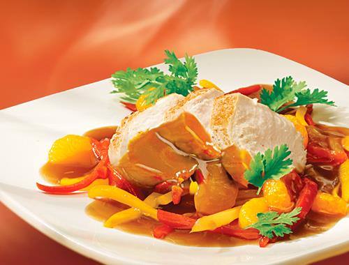 Mandarinen-Sojasauce z. B. zu Hähnchenbrust-Filet