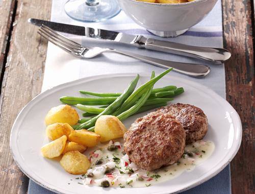 Beefsteak mit feiner Sauce