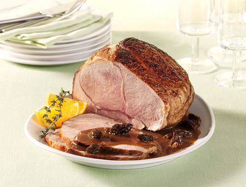 Marinierter Kalbsbraten mit Morchelsauce