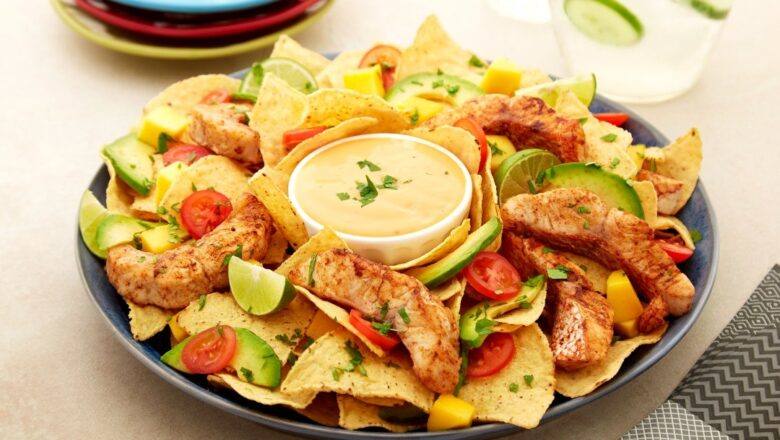 Resipi Grilled Fish Mango Nachos