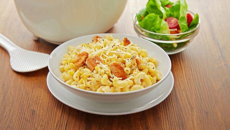 Mac and Cheese Ayam Senang & Cepat