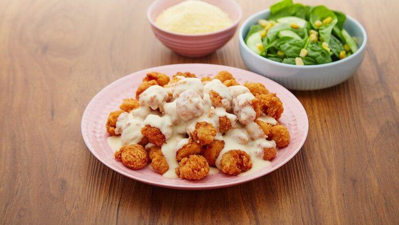 Popcorn Chicken Keju Meleleh