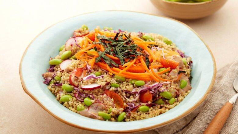 Quinoa Edamame Salad