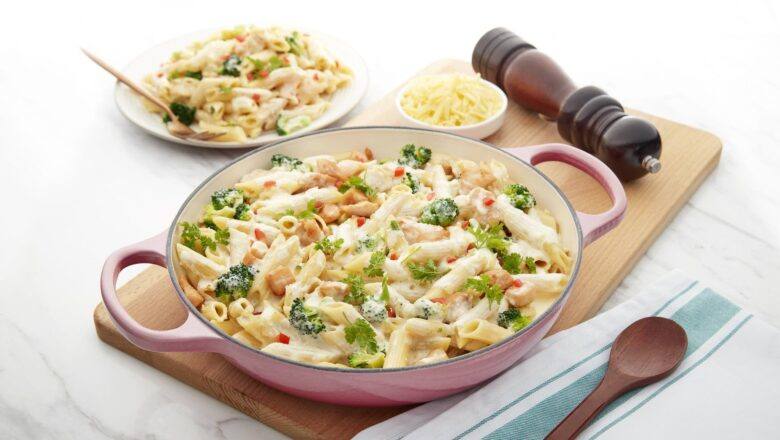 Resepi One Pot Chicken Cheese Pasta