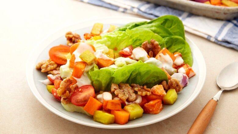 Resipi Roasted Sweet Potato Salad